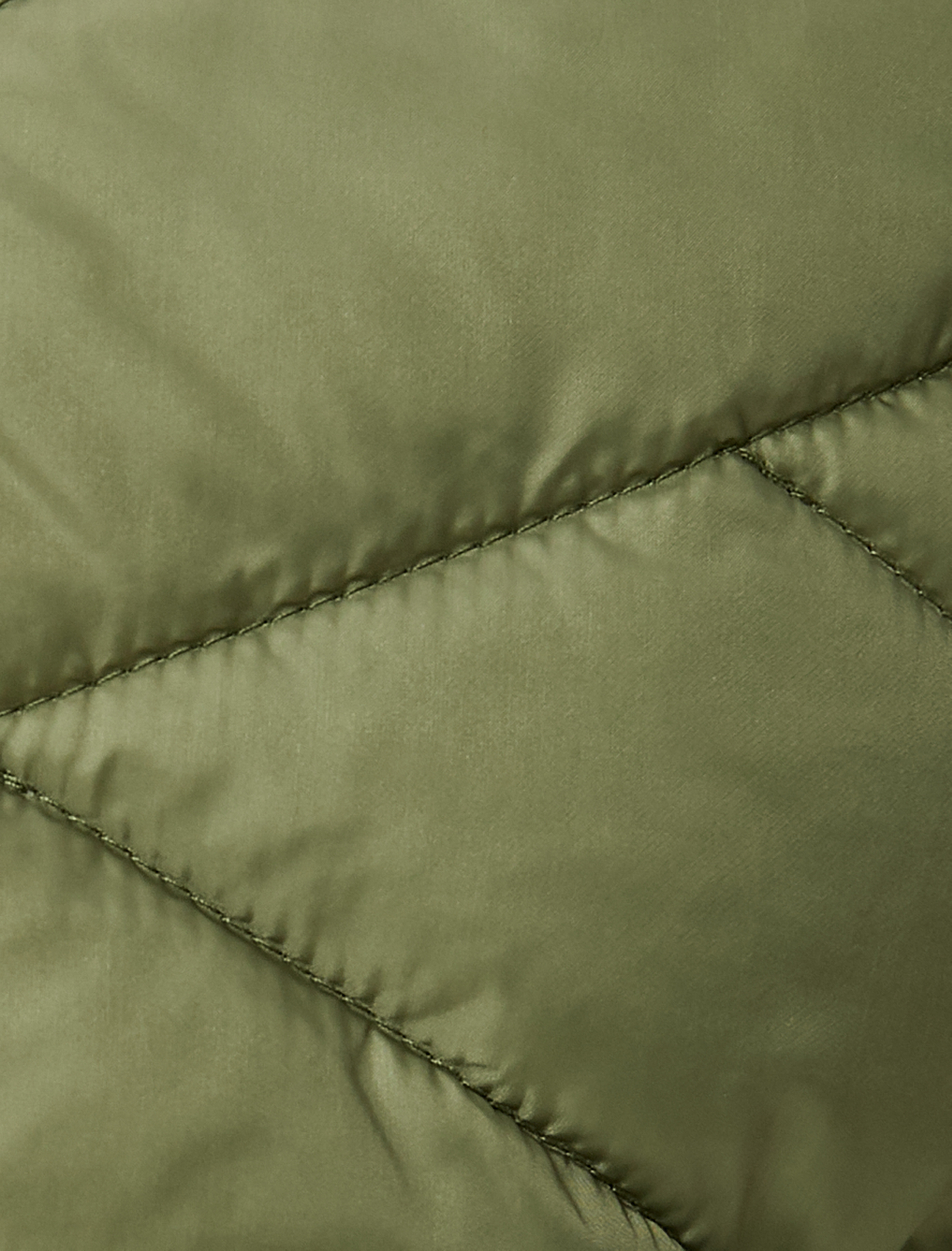   Şişme Mont Dik Yaka Fermuarlı Cepli