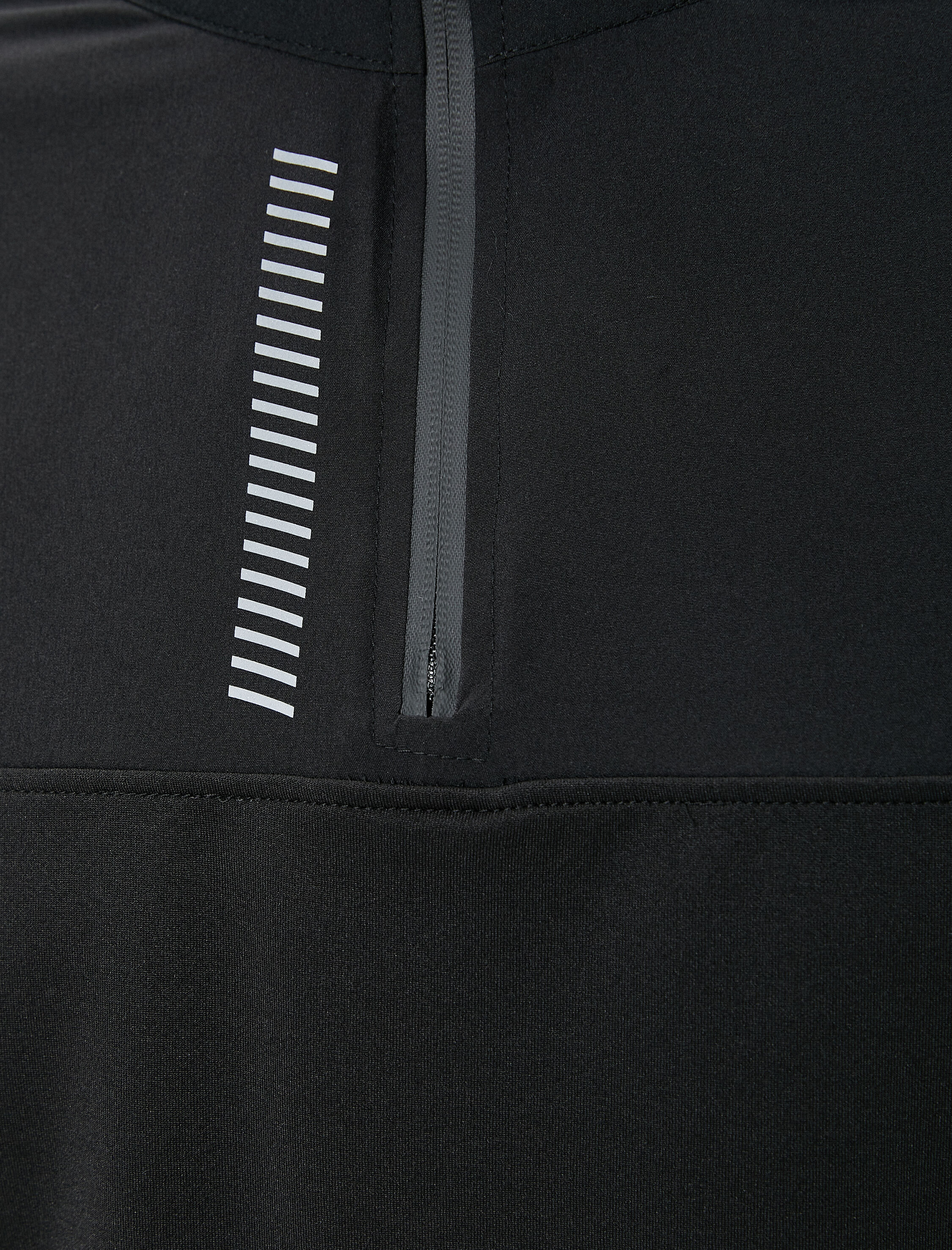   Spor Sweatshirt Yarım Fermuarlı Dik Yaka Baskılı