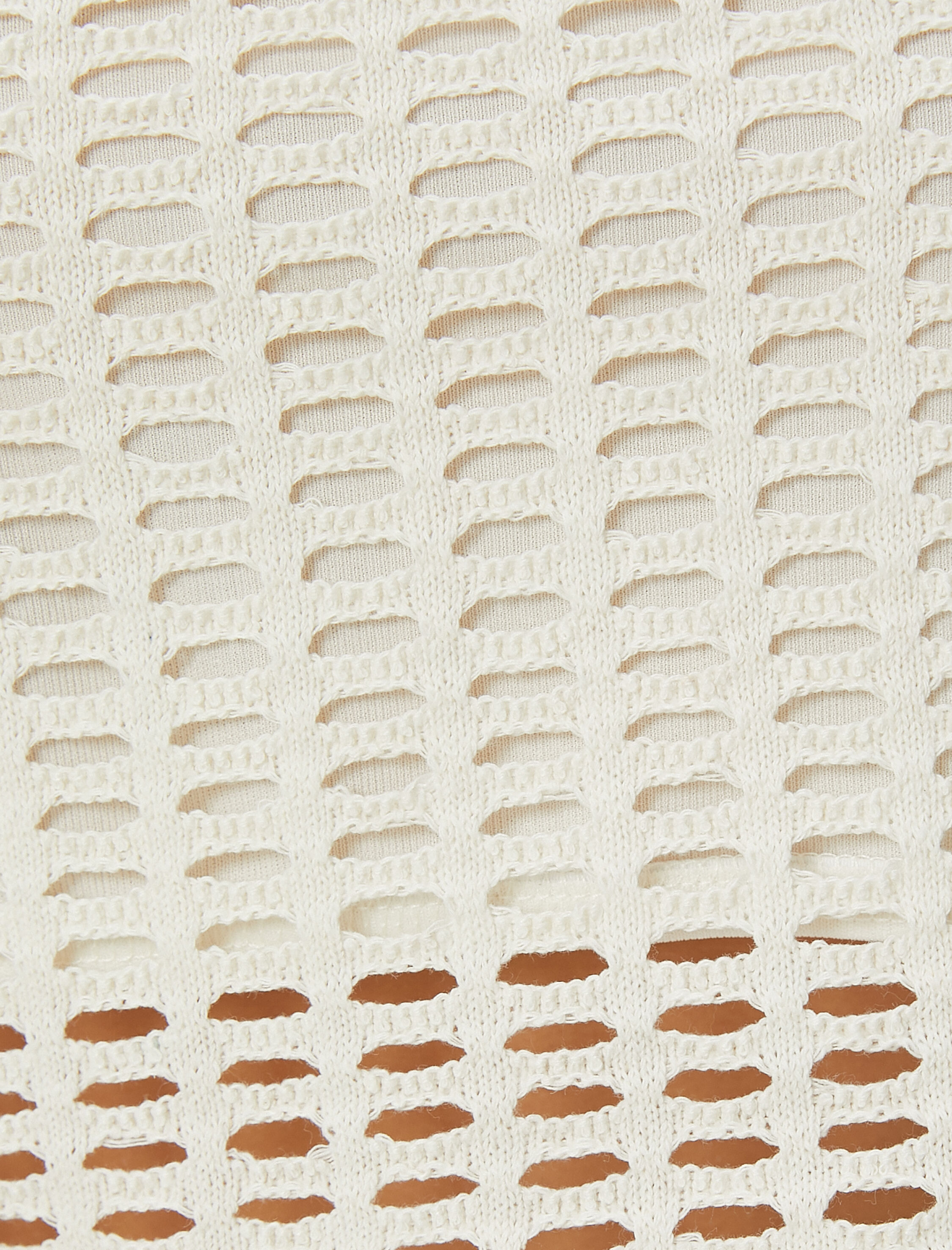 Fileli Crop Büstiyer Kalın Askılı U Yaka Slim Fit