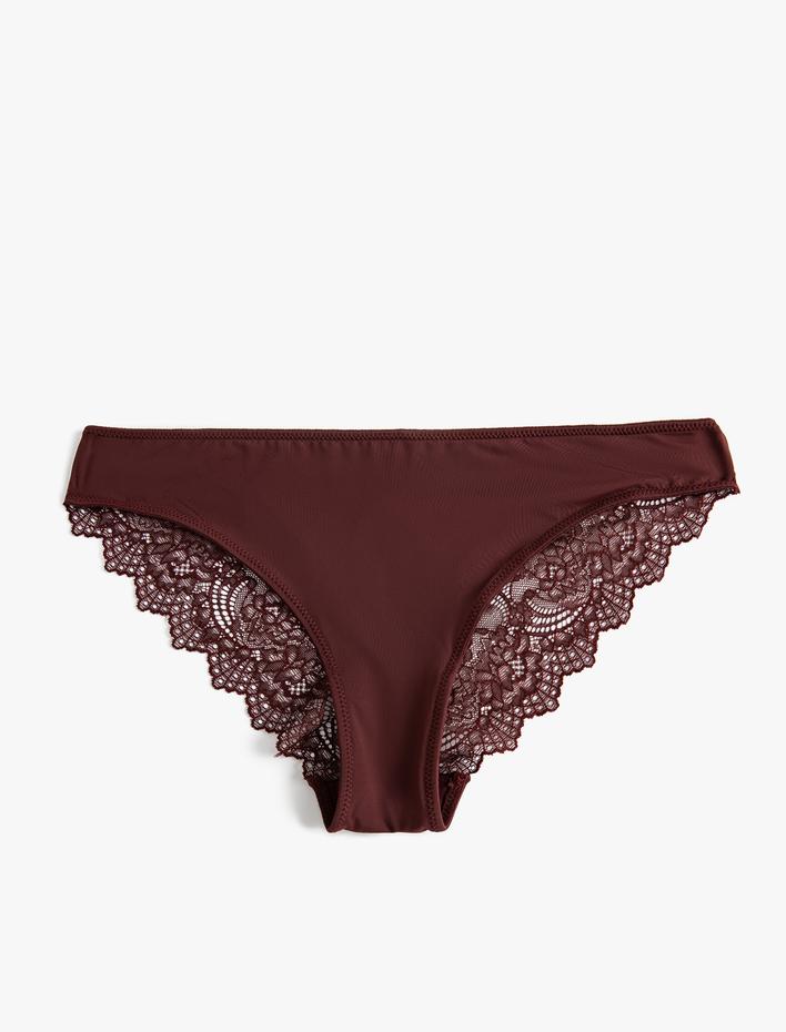  Brazilian Külot Dantelli Normal Bel