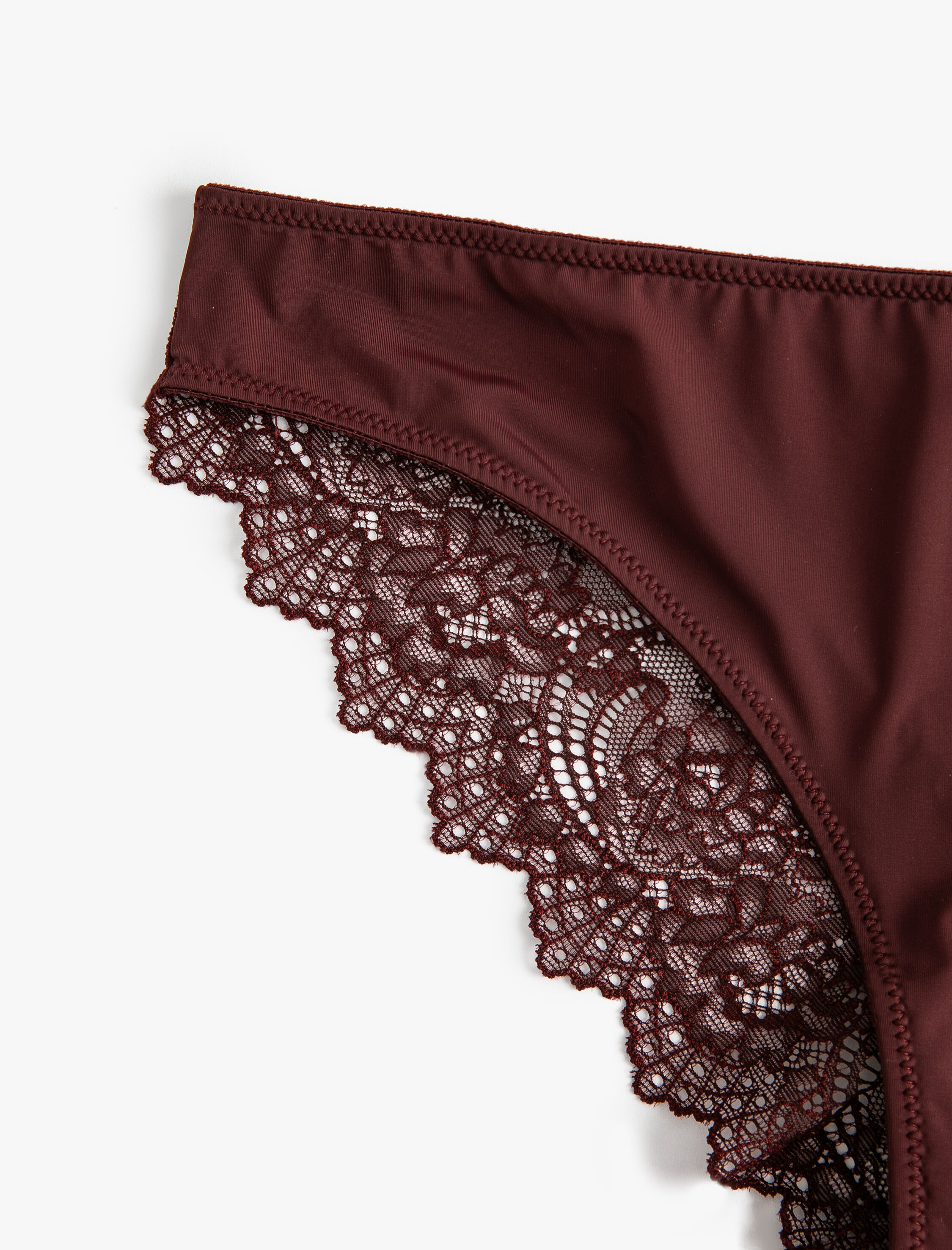   Brazilian Külot Dantelli Normal Bel