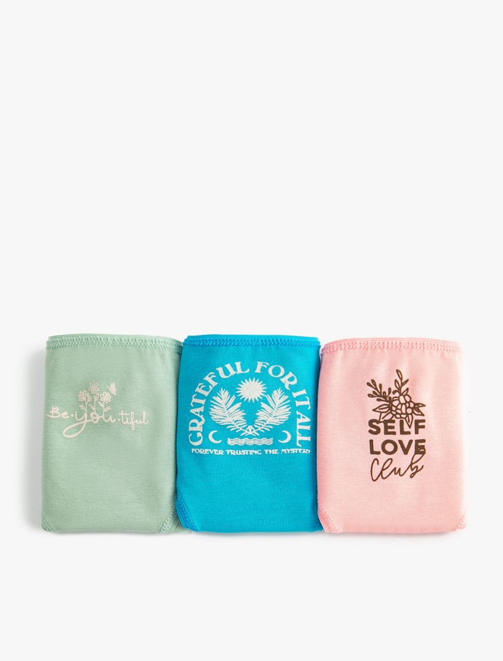  Basic Brief Külot 3'lü Paket Baskılı Pamuklu