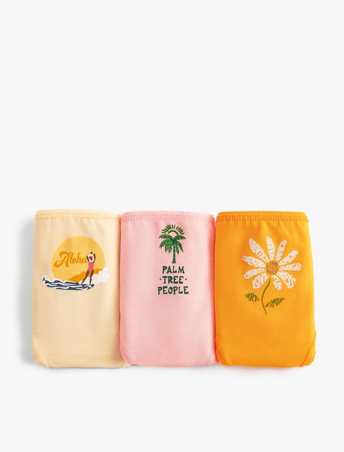  Basic Brief Külot 3'lü Paket Baskılı Pamuklu