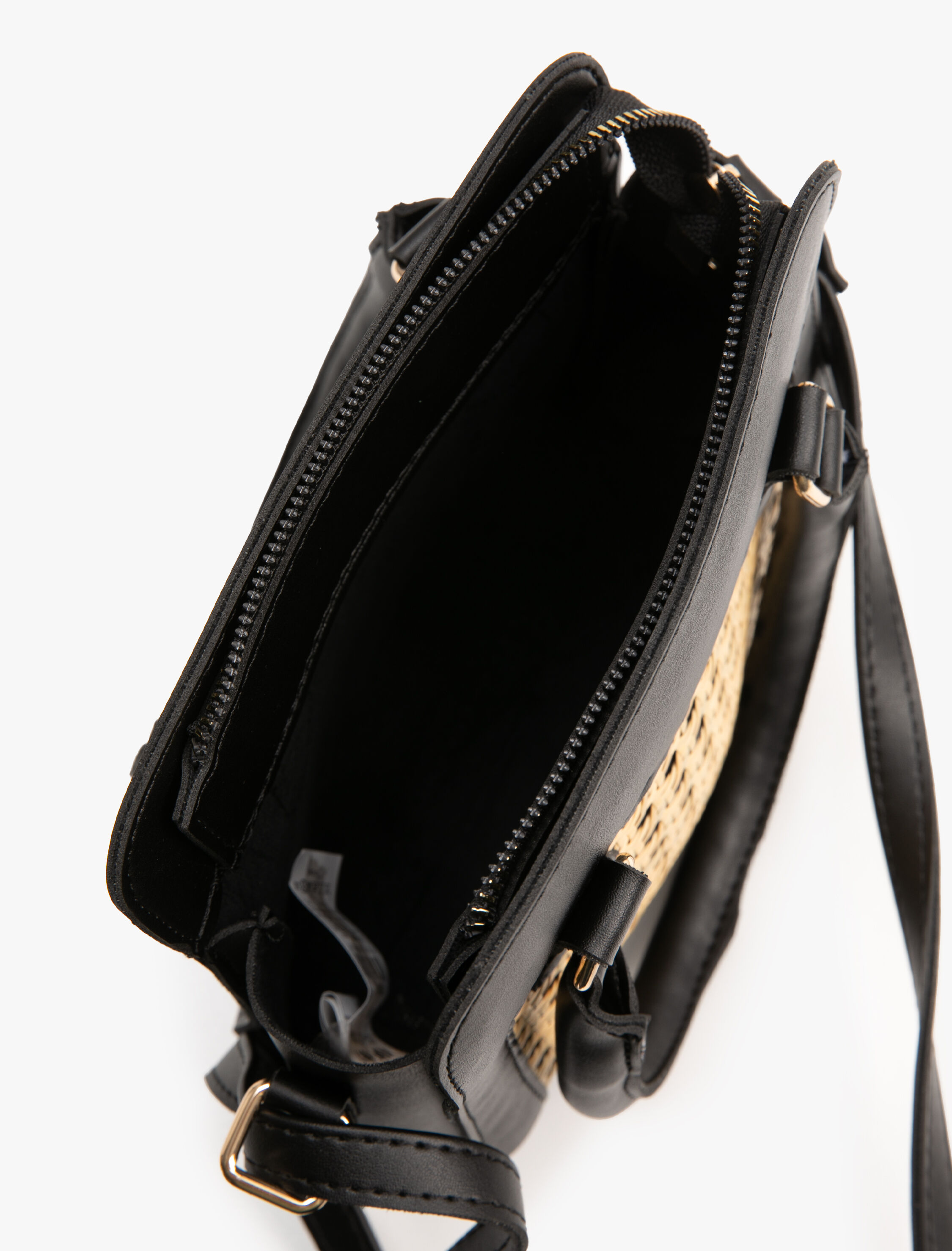  Kadın Çapraz Çanta Suni Deri Hasır Çanta Askılı