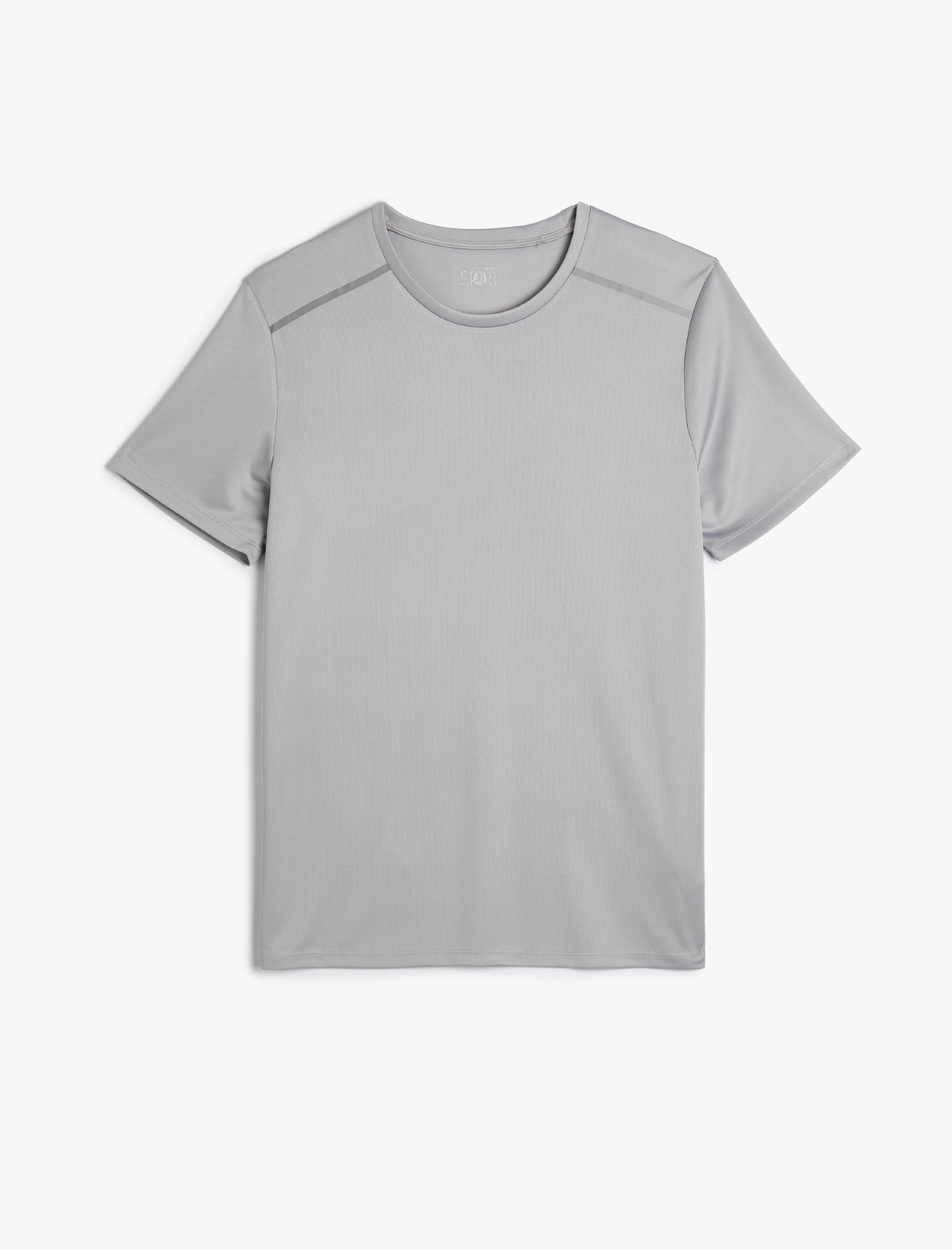   Spor Tişört Reflektör Baskılı Kısa Kollu Bisiklet Yaka