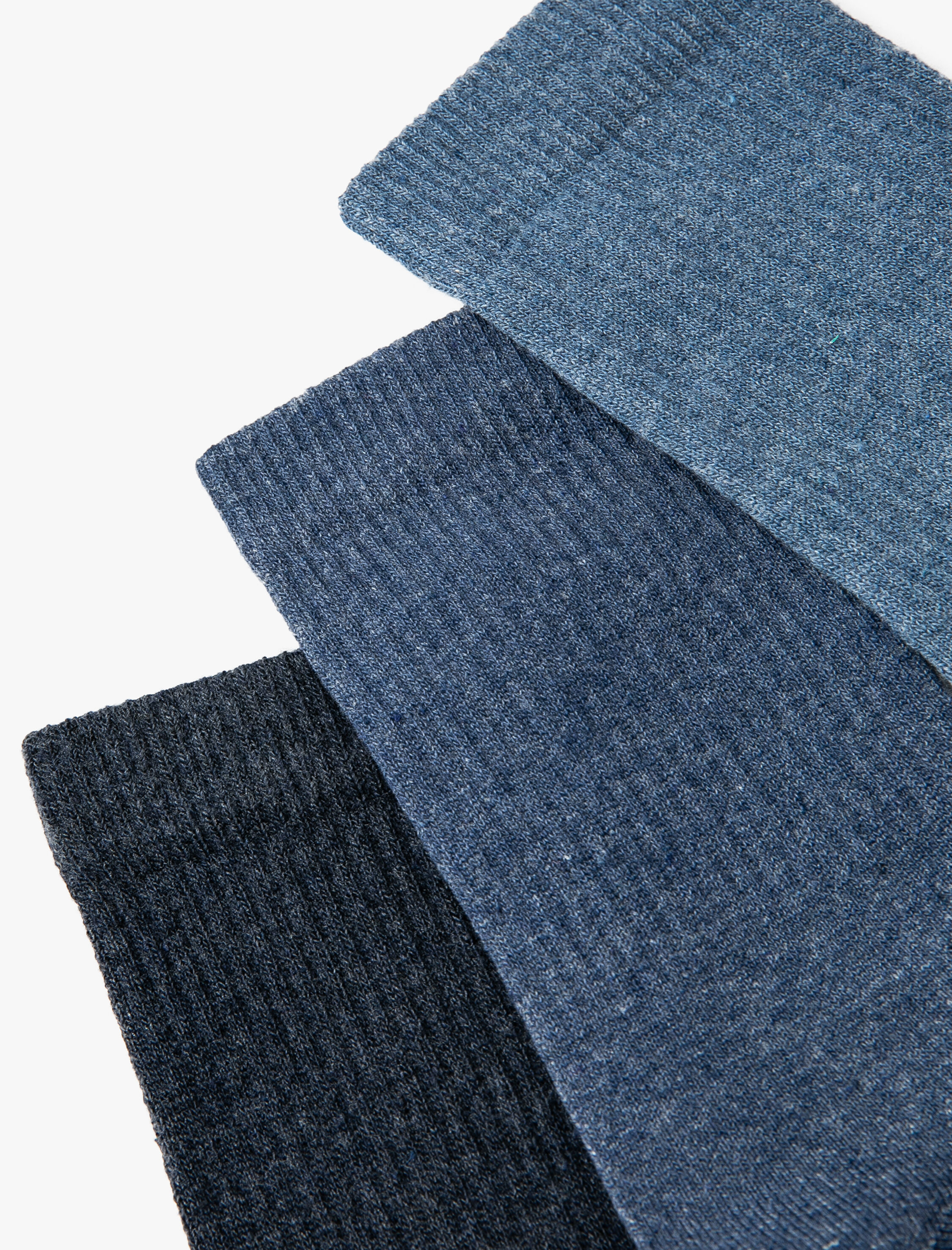  Kadın 3'lü Soket Çorap Seti Çok Renkli