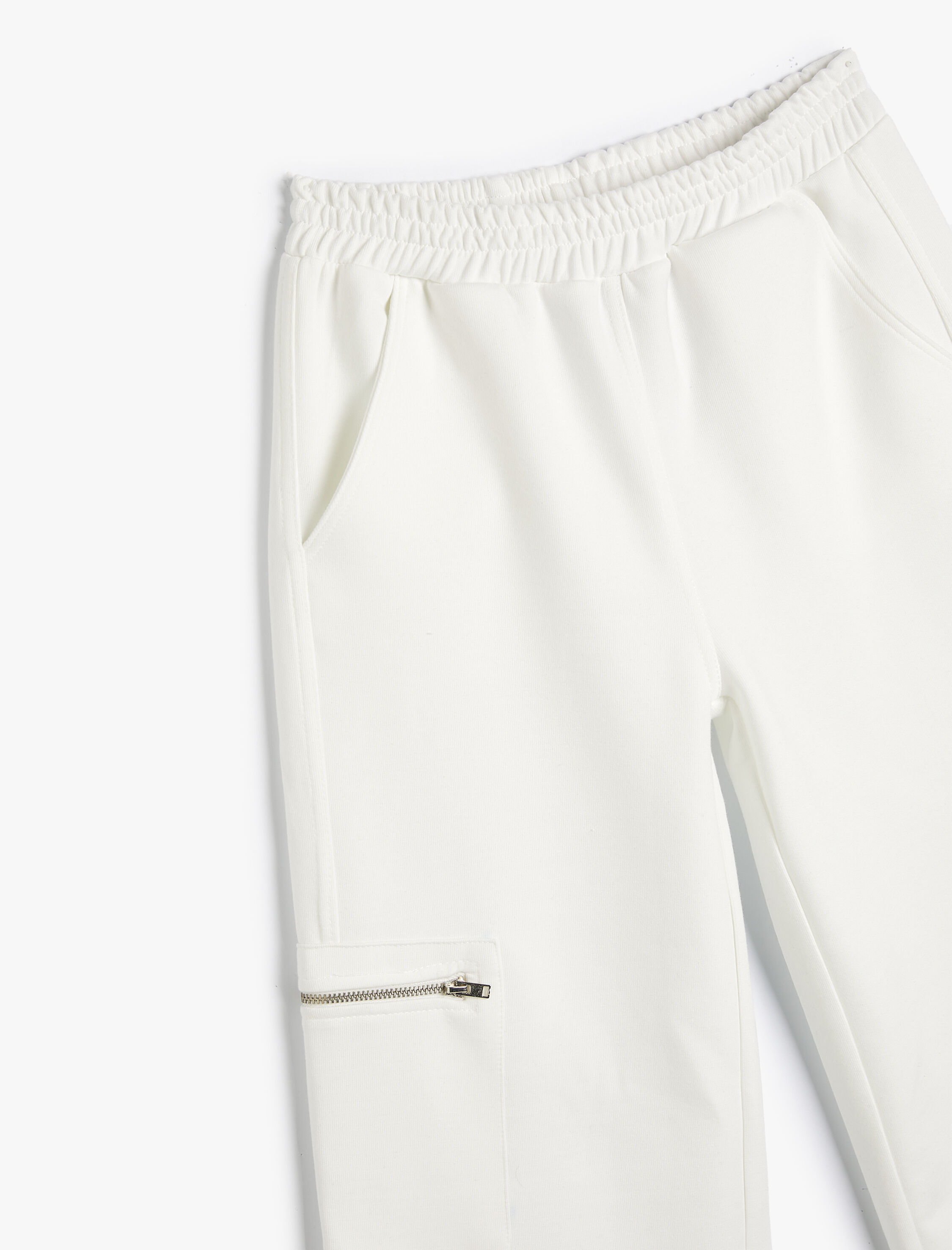  Kız Çocuk Palazzo Pantolon Fermuar Detaylı Cepli