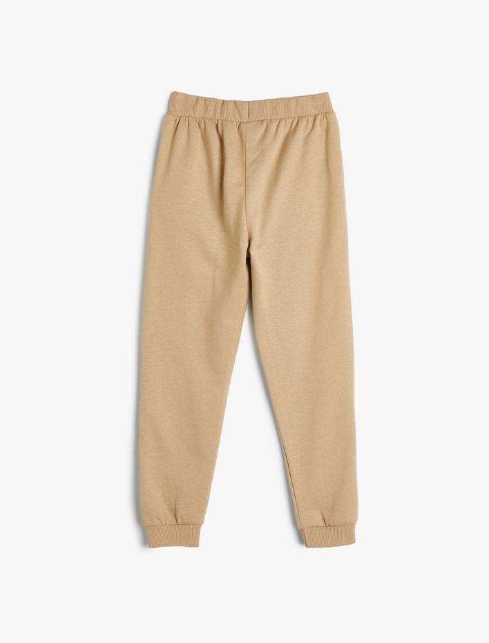 Erkek Bebek Basic Jogger Eşofman Altı Cepli Beli Bağlamalı Şardonlu Pamuklu