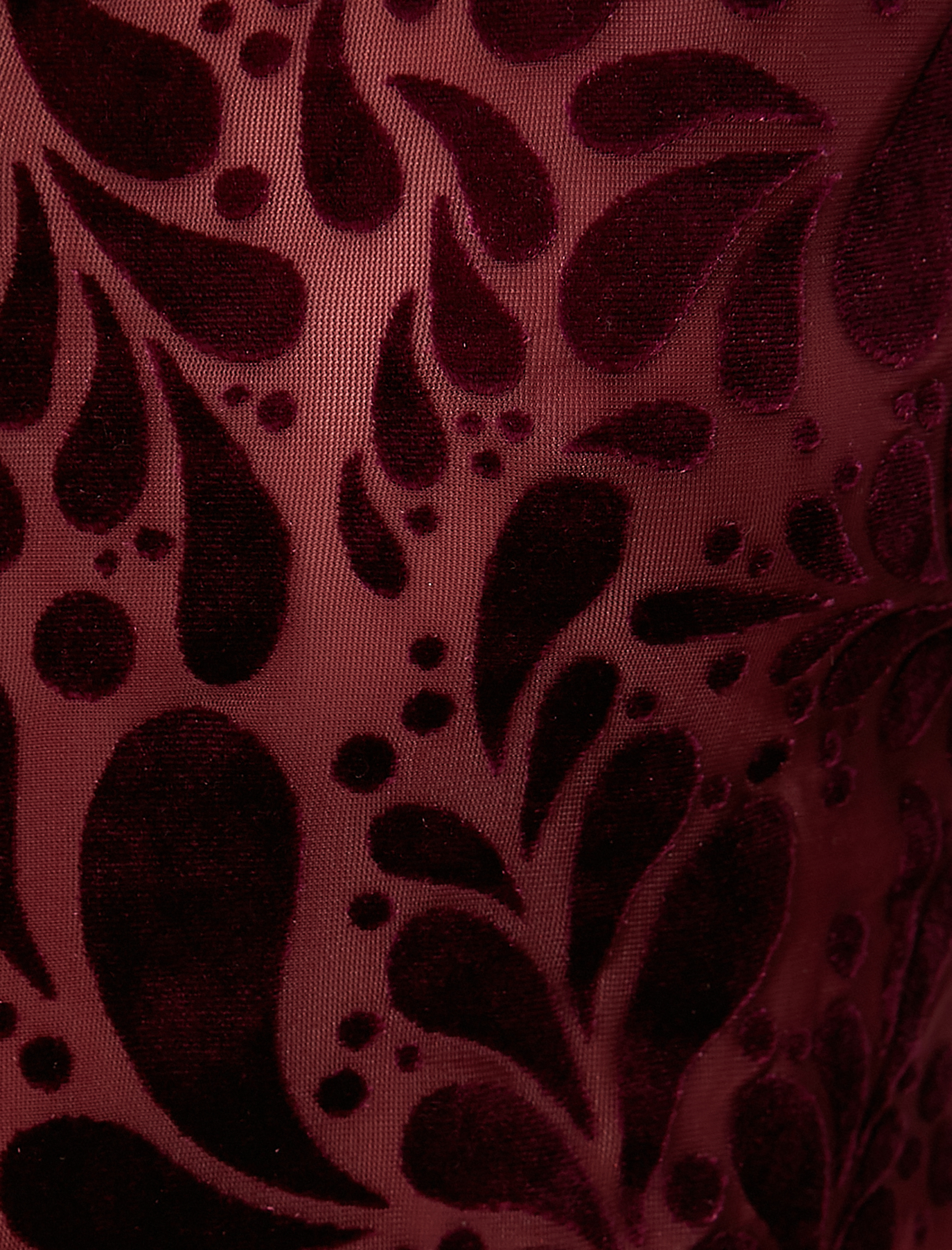   Crop Transparan Gömlek Kadife Dokulu Düğmeli Uzun Kollu