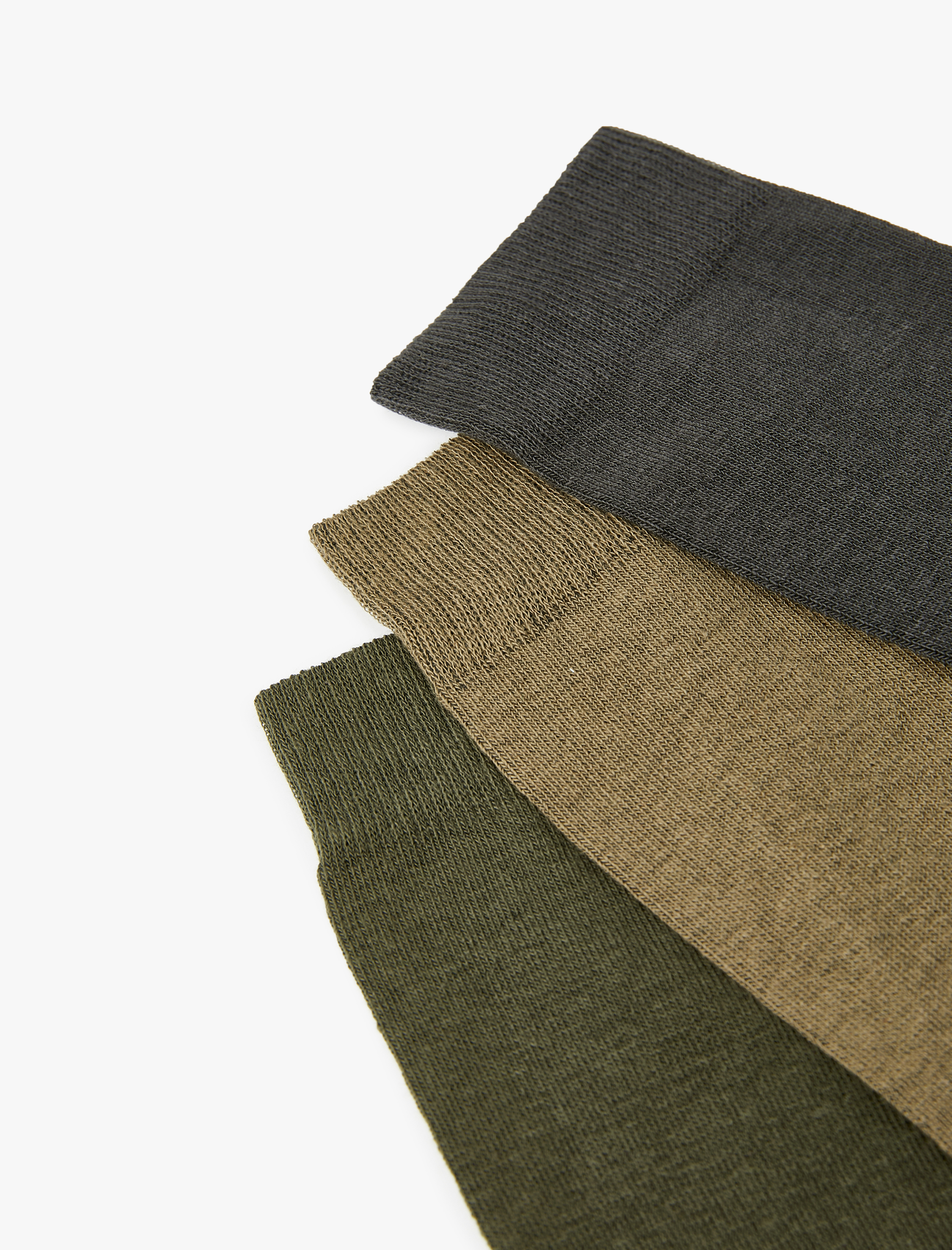  Erkek 3'lü Soket Çorap Seti Çok Renkli