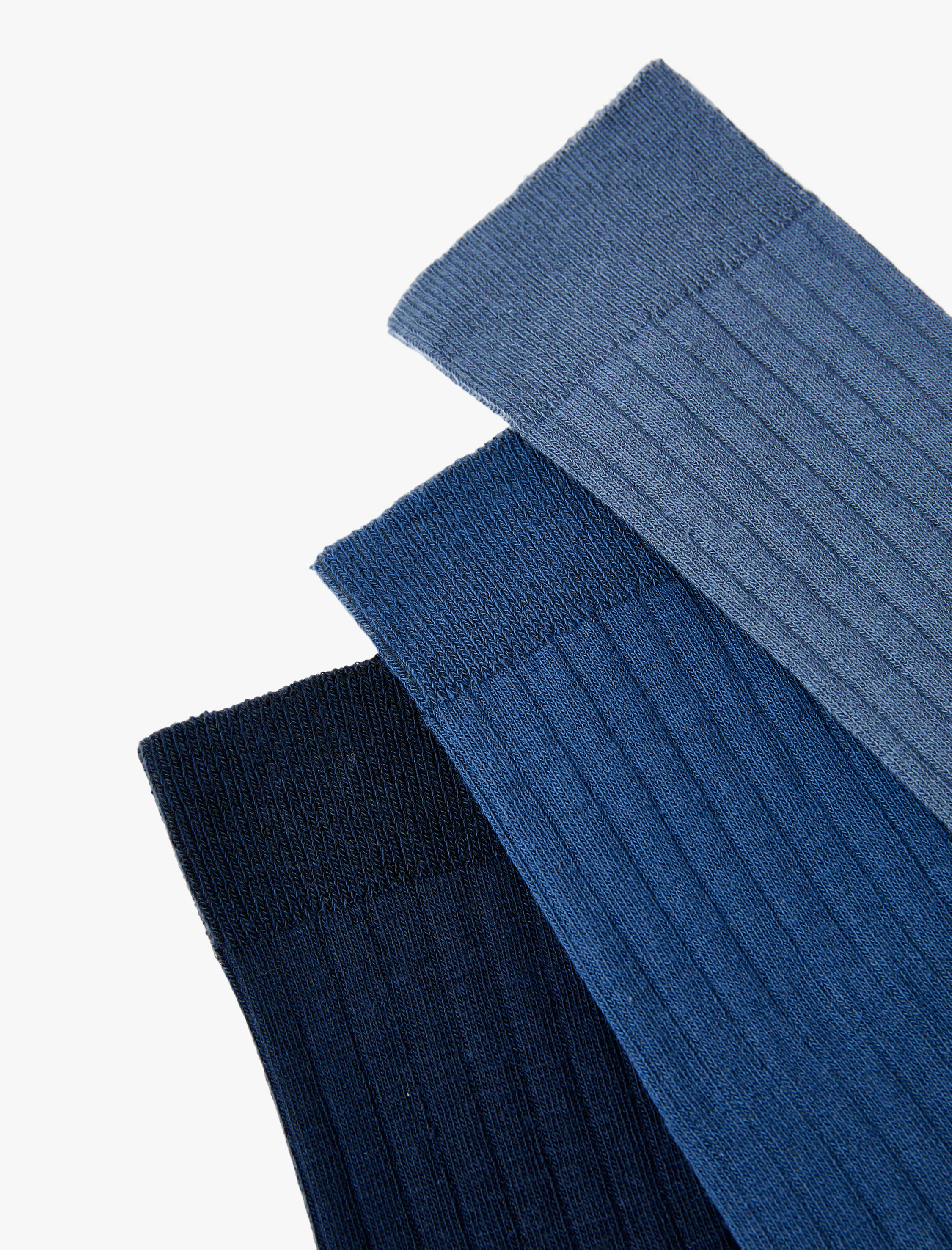  Erkek 3'lü Soket Çorap Seti Dokulu Çok Renkli