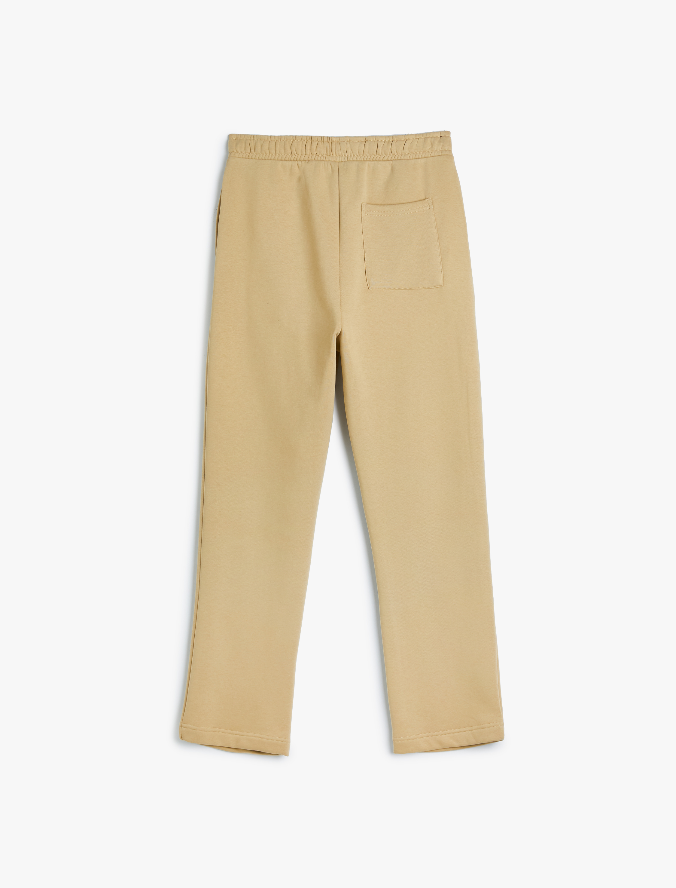 Eşofman Altı Boru Paça Beli Lastikli Cep Detaylı İşlemeli Şardonlu