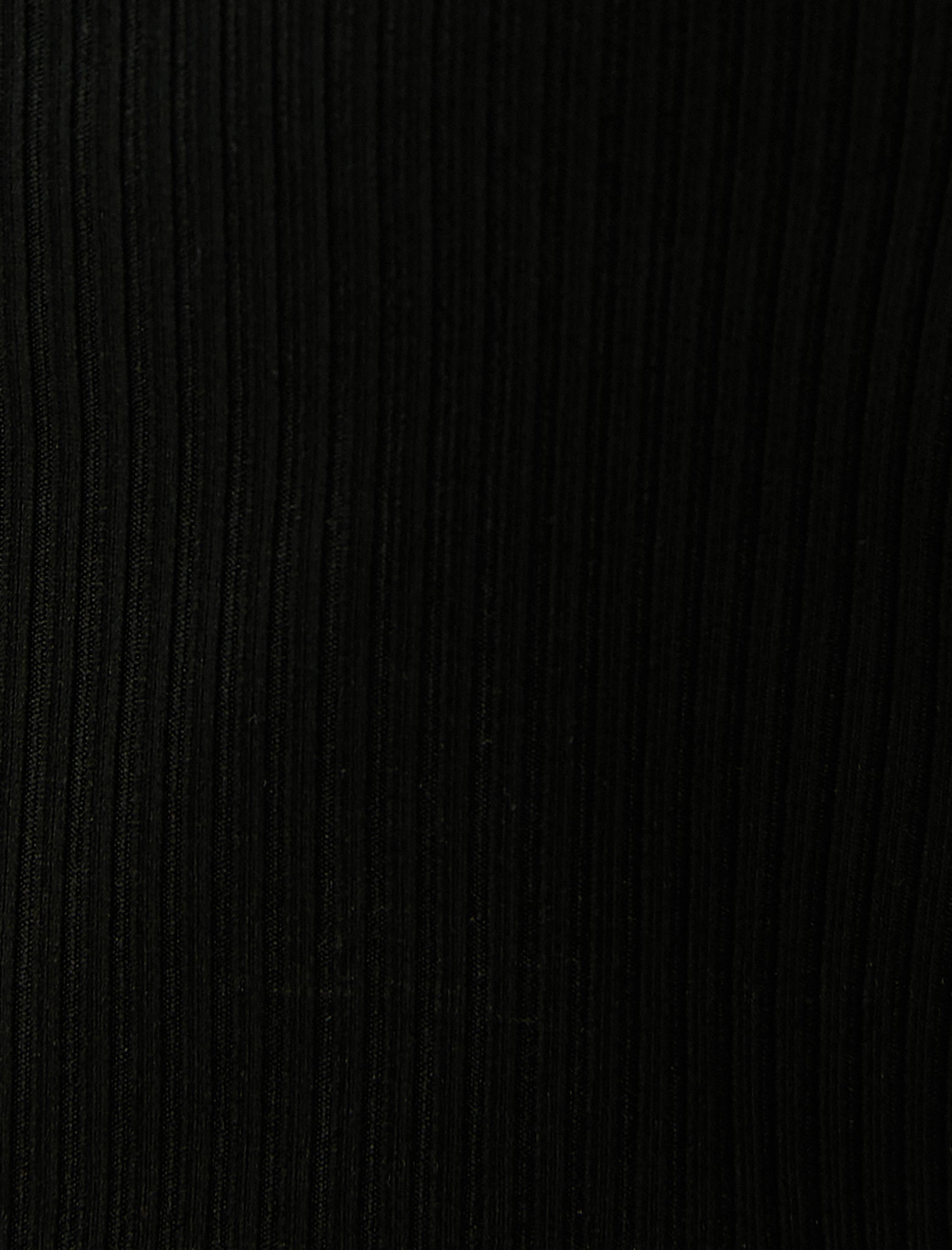   Kayık Yaka Crop Tişört Uzun Kollu Bağlama Detaylı