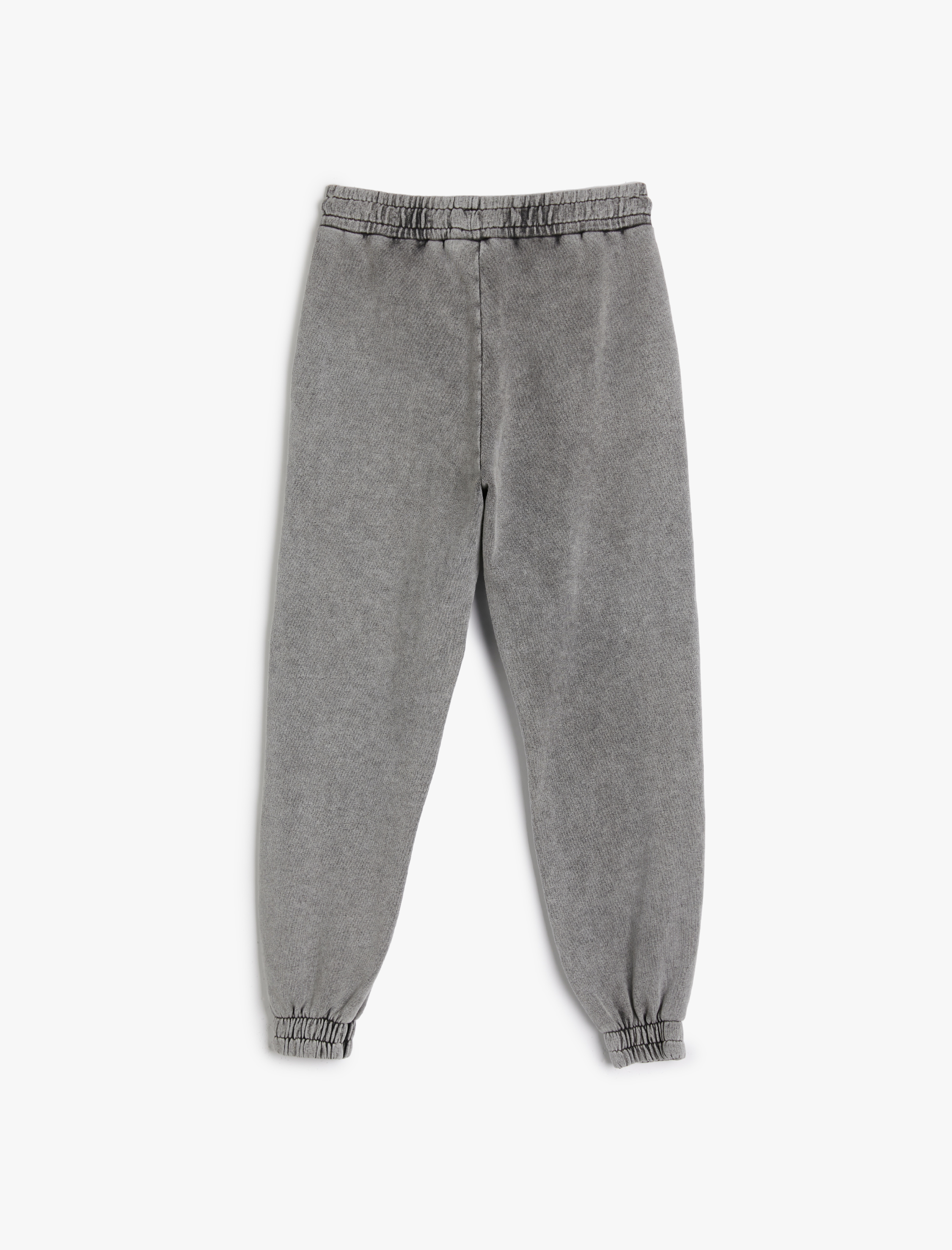  Erkek Çocuk Jogger Eşofman Altı Yıkamalı Beli Lastikli Cepli Pamuklu