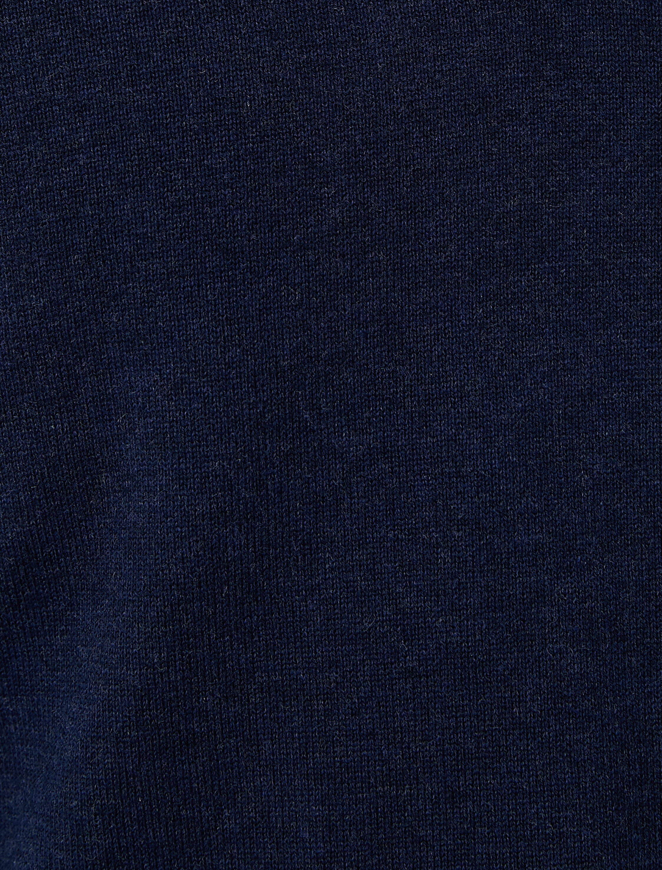   Yarım Fermuarlı Kazak Slim Fit Uzun Kollu Dirsek Detaylı