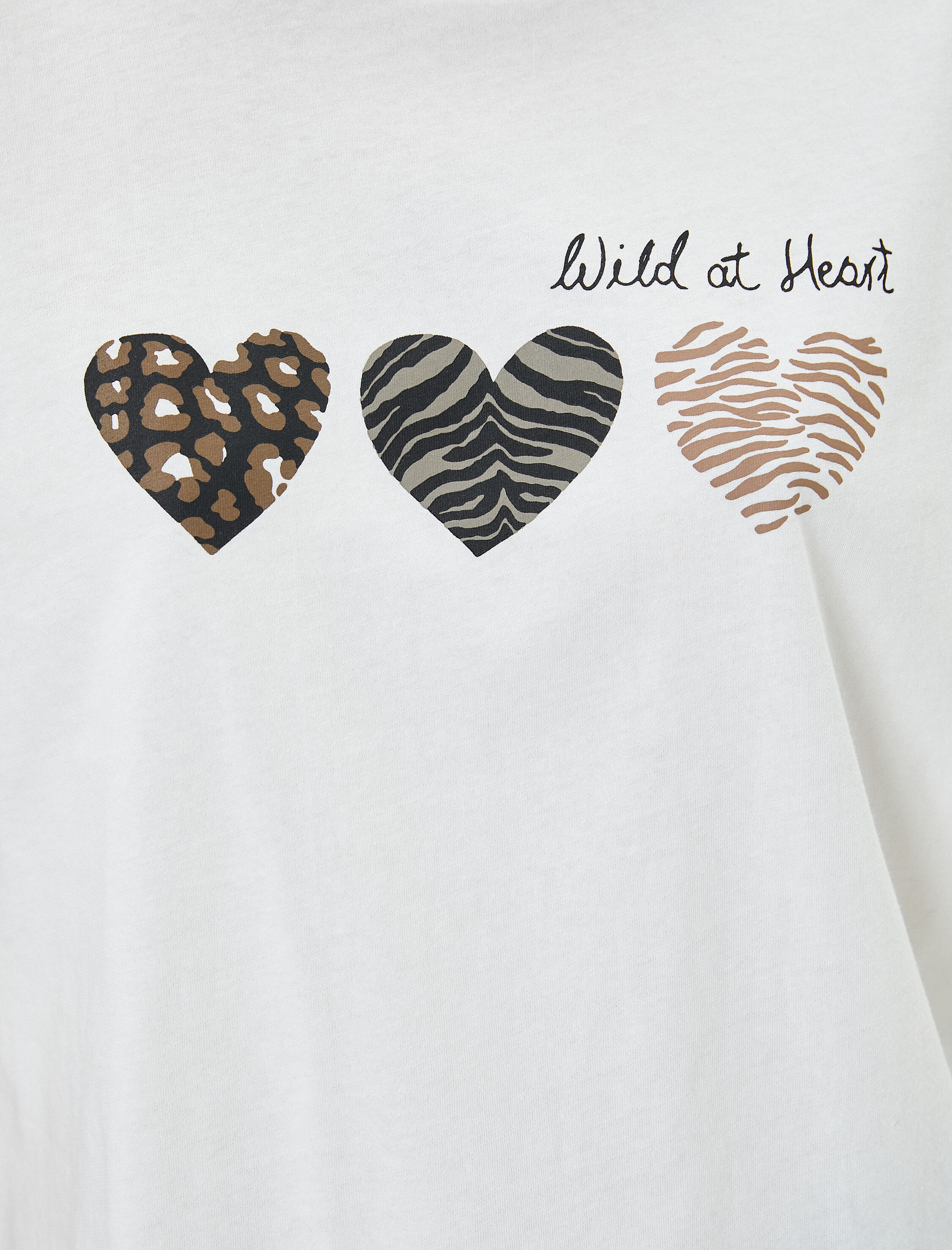   Baskılı Tişört Kısa Kollu Bisiklet Yaka Pamuklu