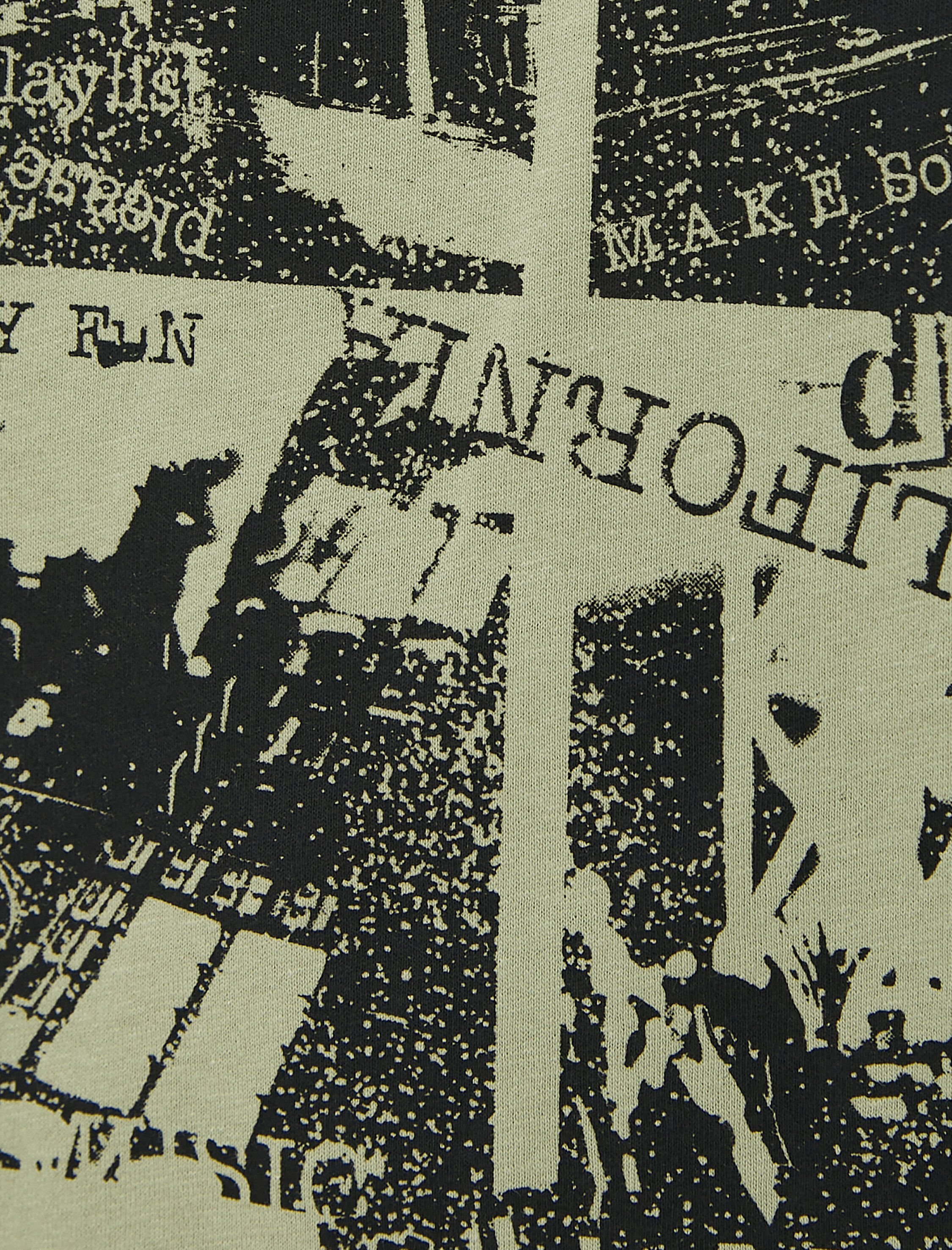   Baskılı Tişört Kısa Kollu Bisiklet Yaka Pamuklu