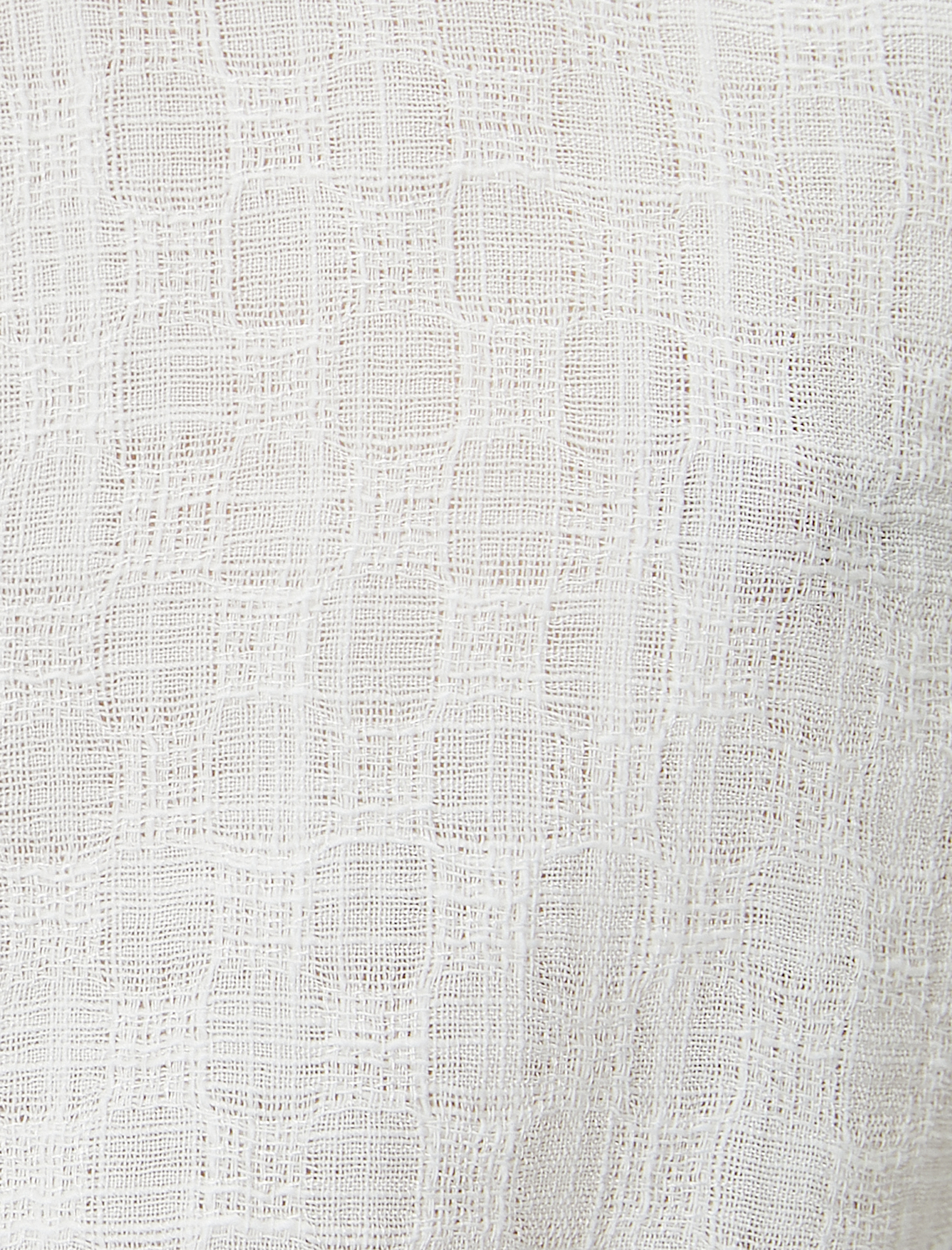   Balon Kol Crop Bluz Geniş Bebe Yaka Düğmeli Pamuklu