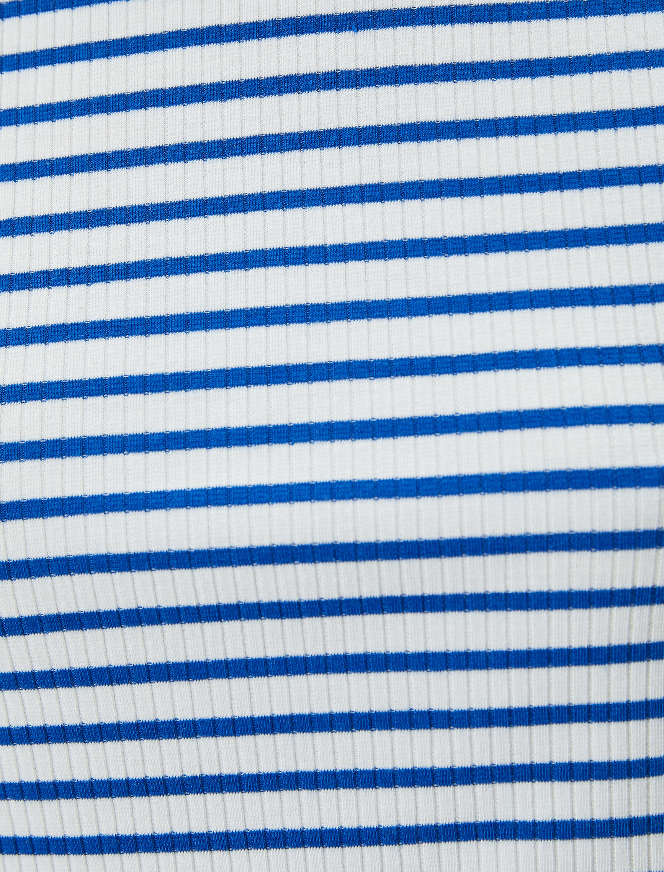 Crop Tişört Slim Fit Ribanalı Kısa Kollu Bisiklet Yaka