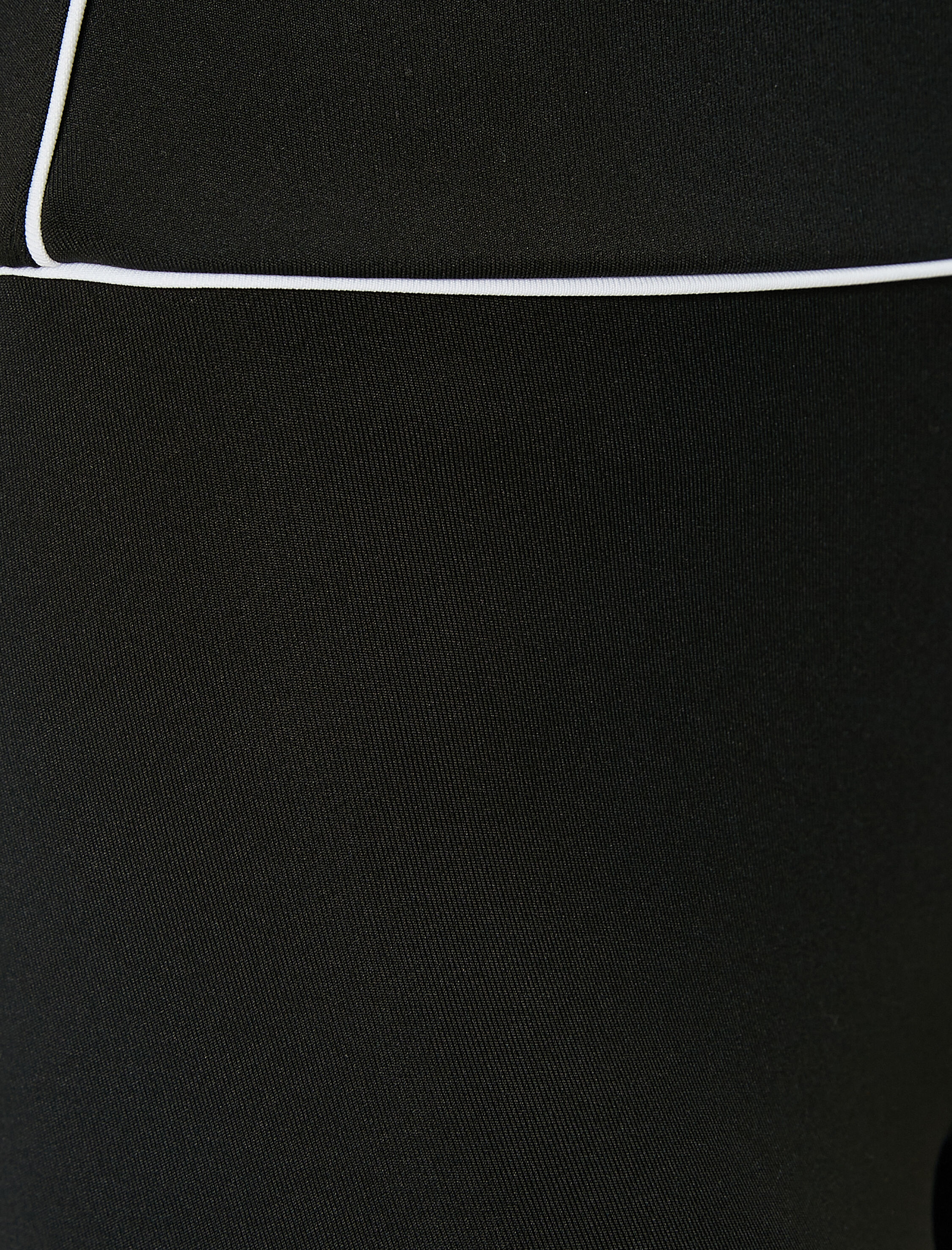   Spor Tayt Yüksek Bel Çizgi Detaylı Slim Fit