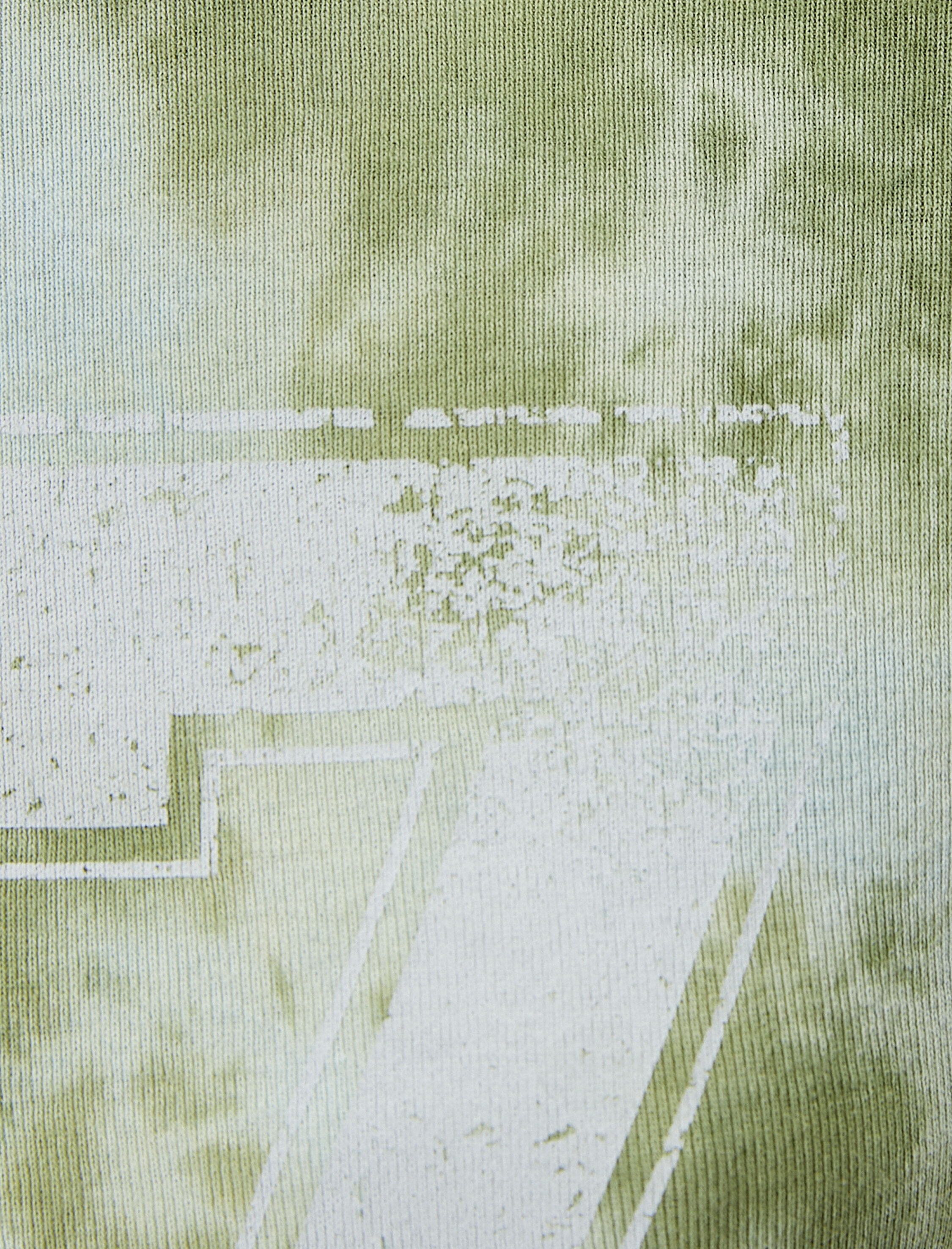   Fileli Tişört Kolej Temalı Baskılı Batik Desenli Uzun Kollu Pamuklu Slim Fit