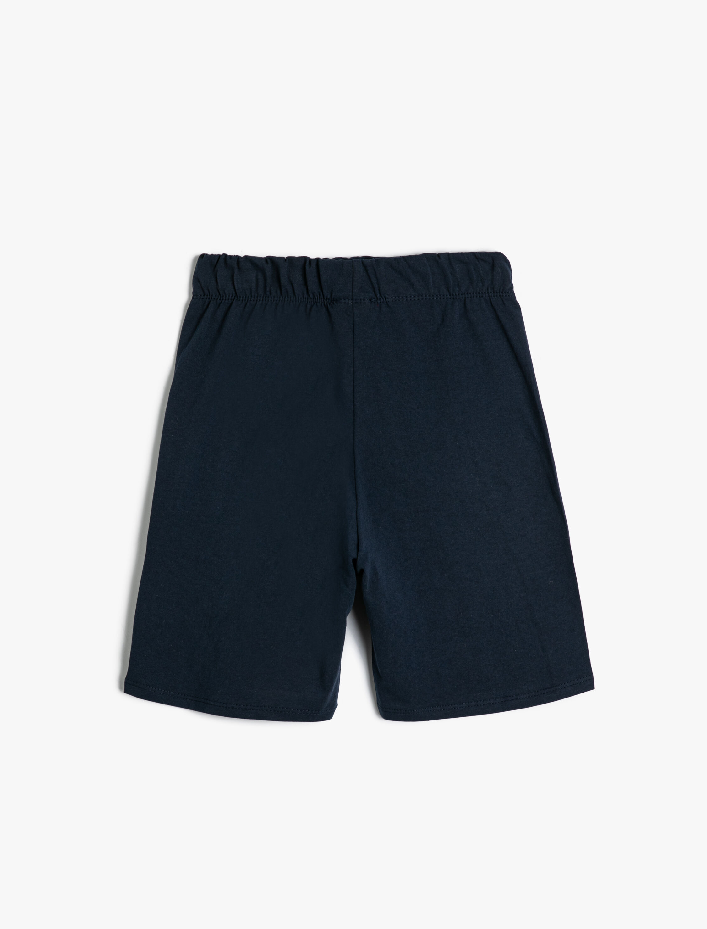  Erkek Çocuk Pamuklu Şort Beli Bağlamalı Baskı Detaylı