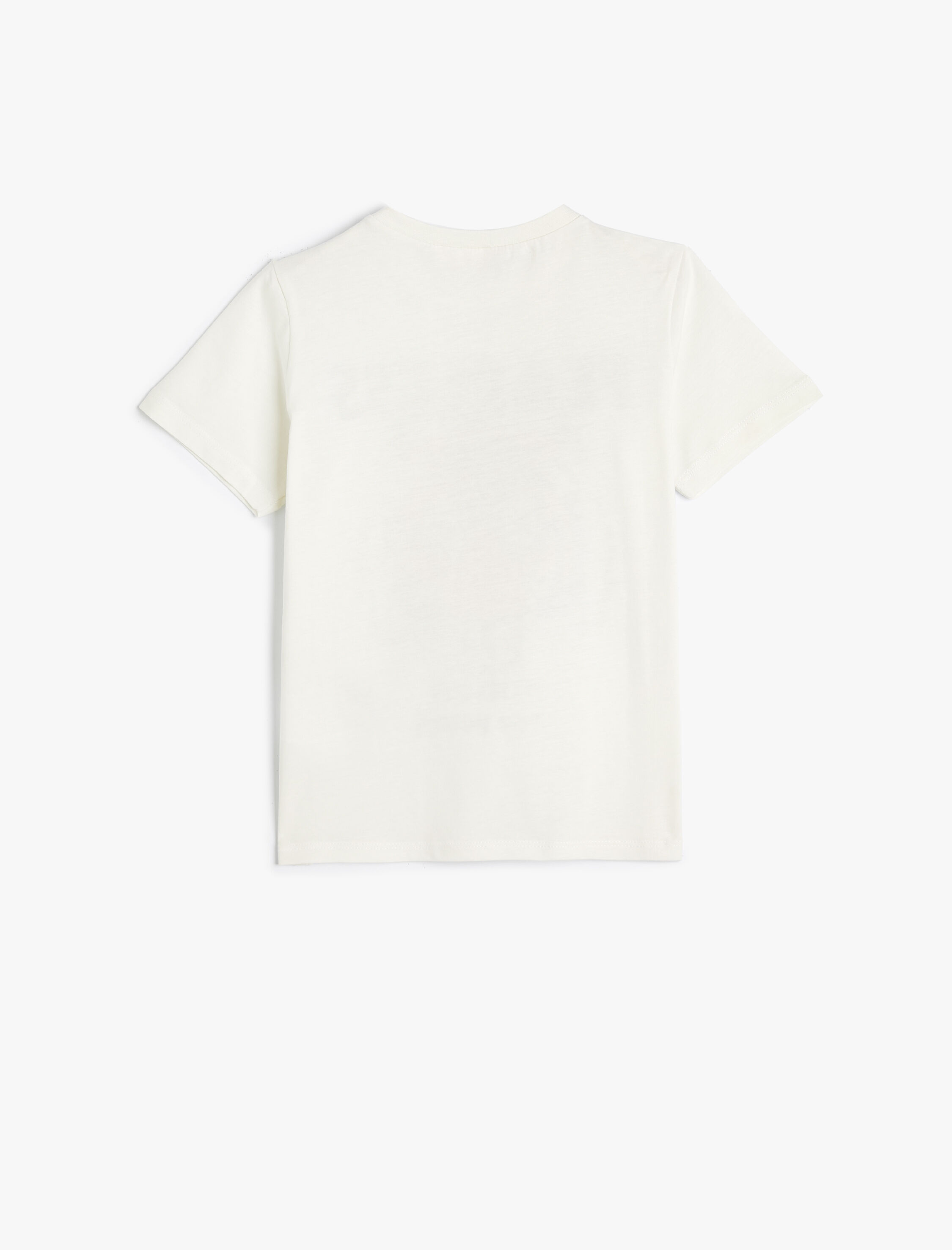  Erkek Çocuk Tişört Kaplan Baskılı Kısa Kollu Bisiklet Yaka Pamuklu