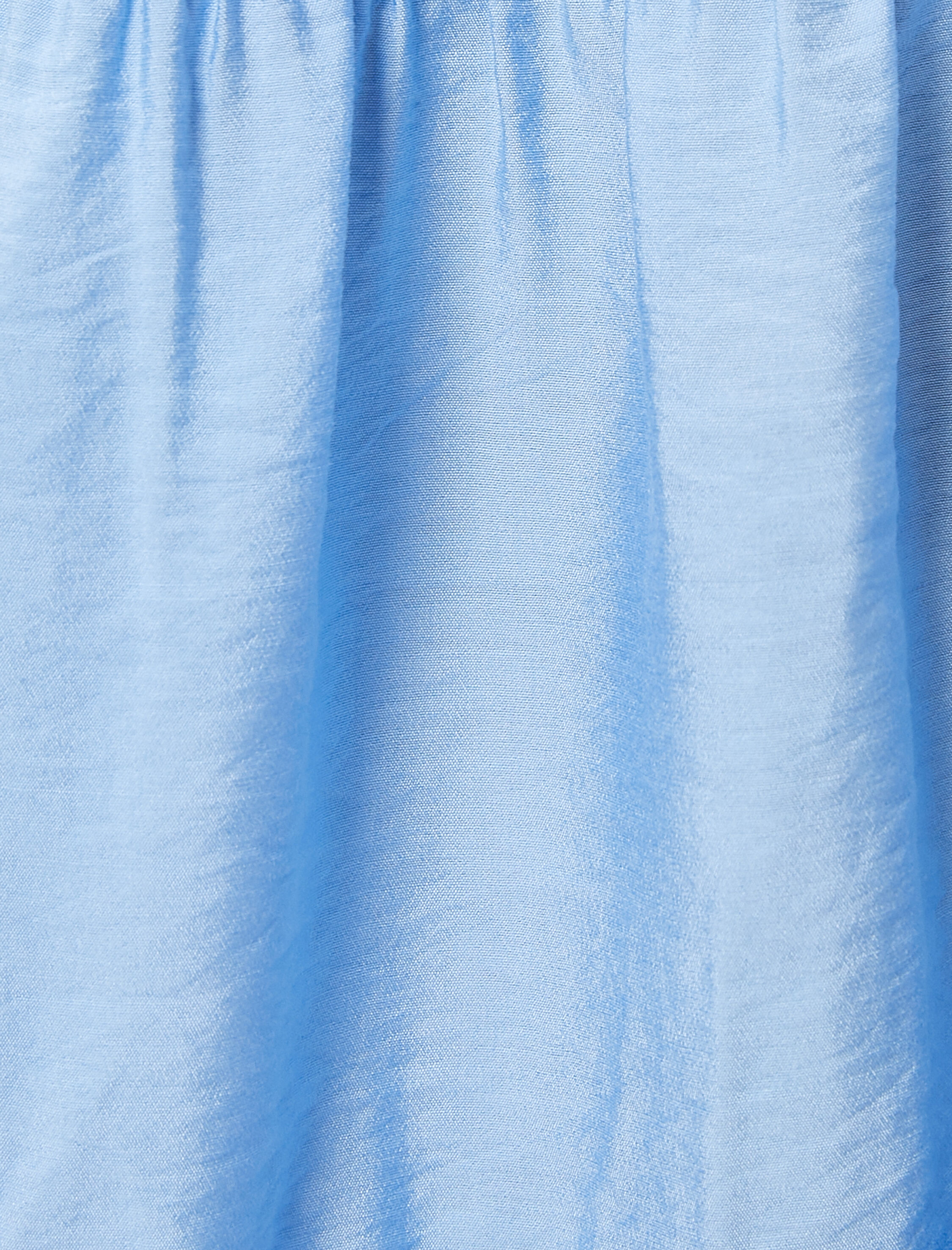   Mini Balon Kol Elbise Volanlı V Yaka Viskon