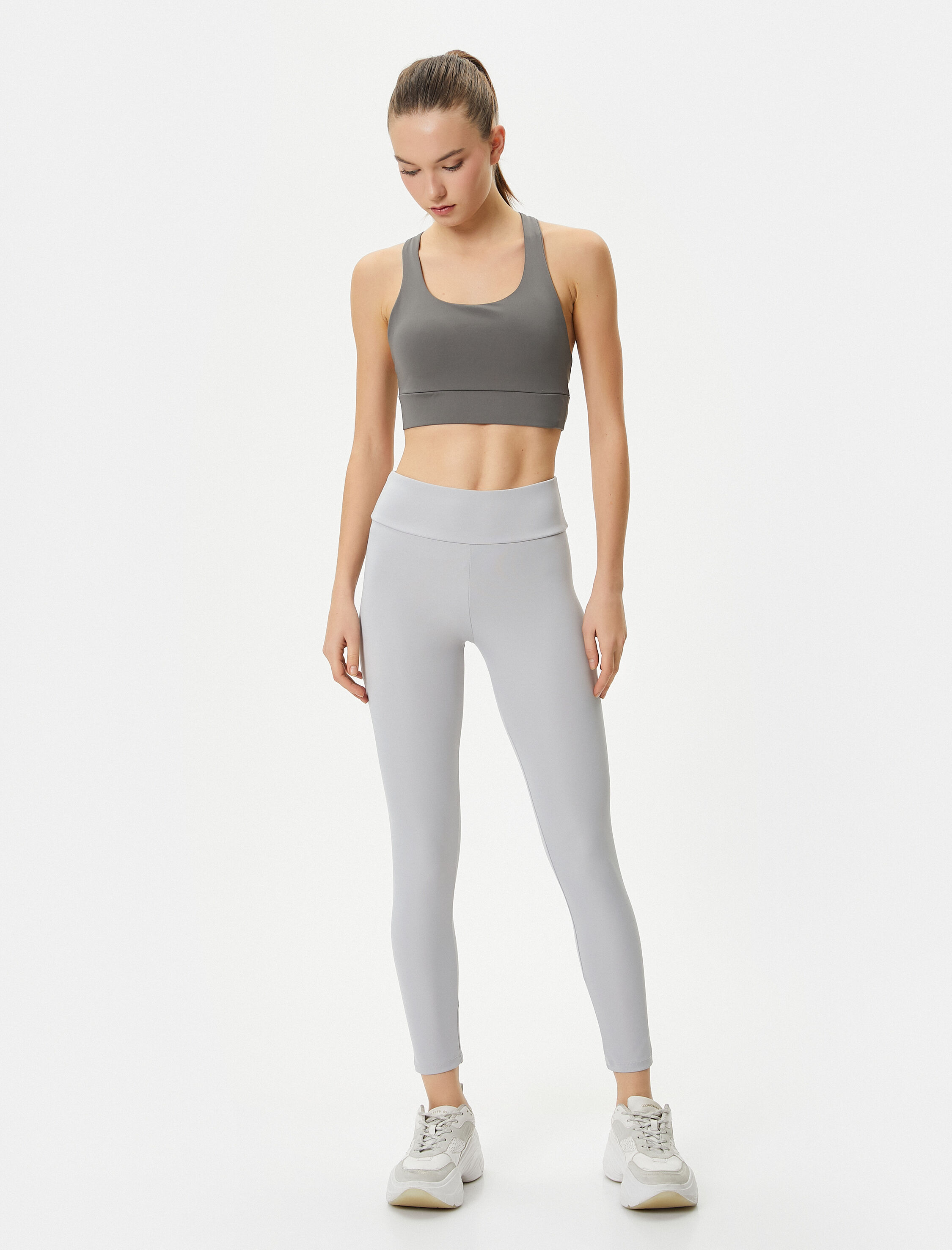   Spor Tayt Yüksek Bel Dar Kalıp