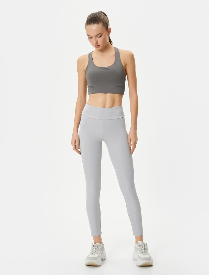  Spor Tayt Yüksek Bel Dar Kalıp