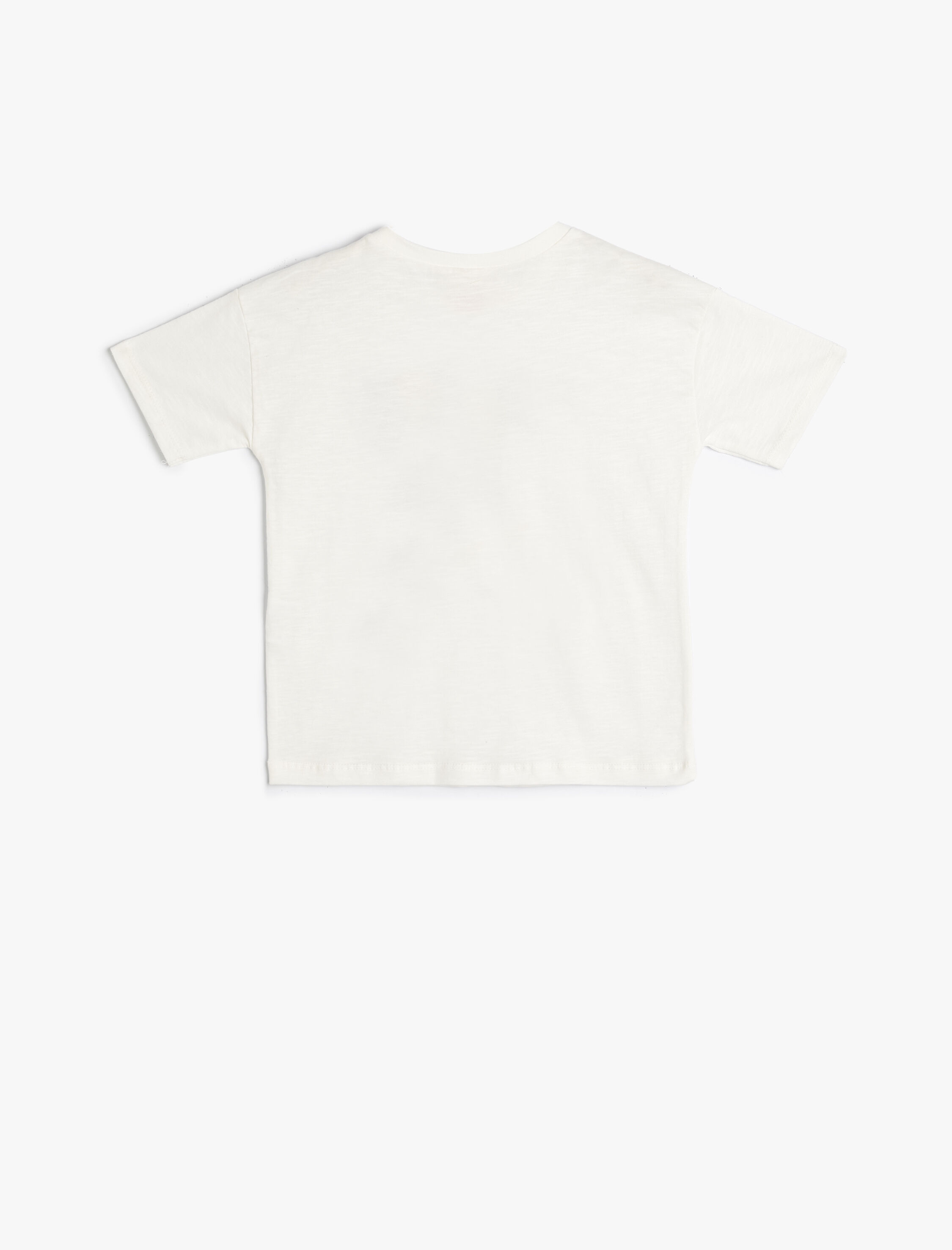  Erkek Bebek Tişört Kısa Yaz Temalı Kollu Bisiklet Yaka Pamuklu