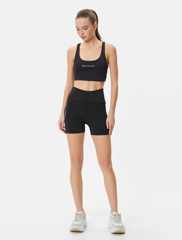  Spor Biker Tayt Ekstra Mini Slim Fit