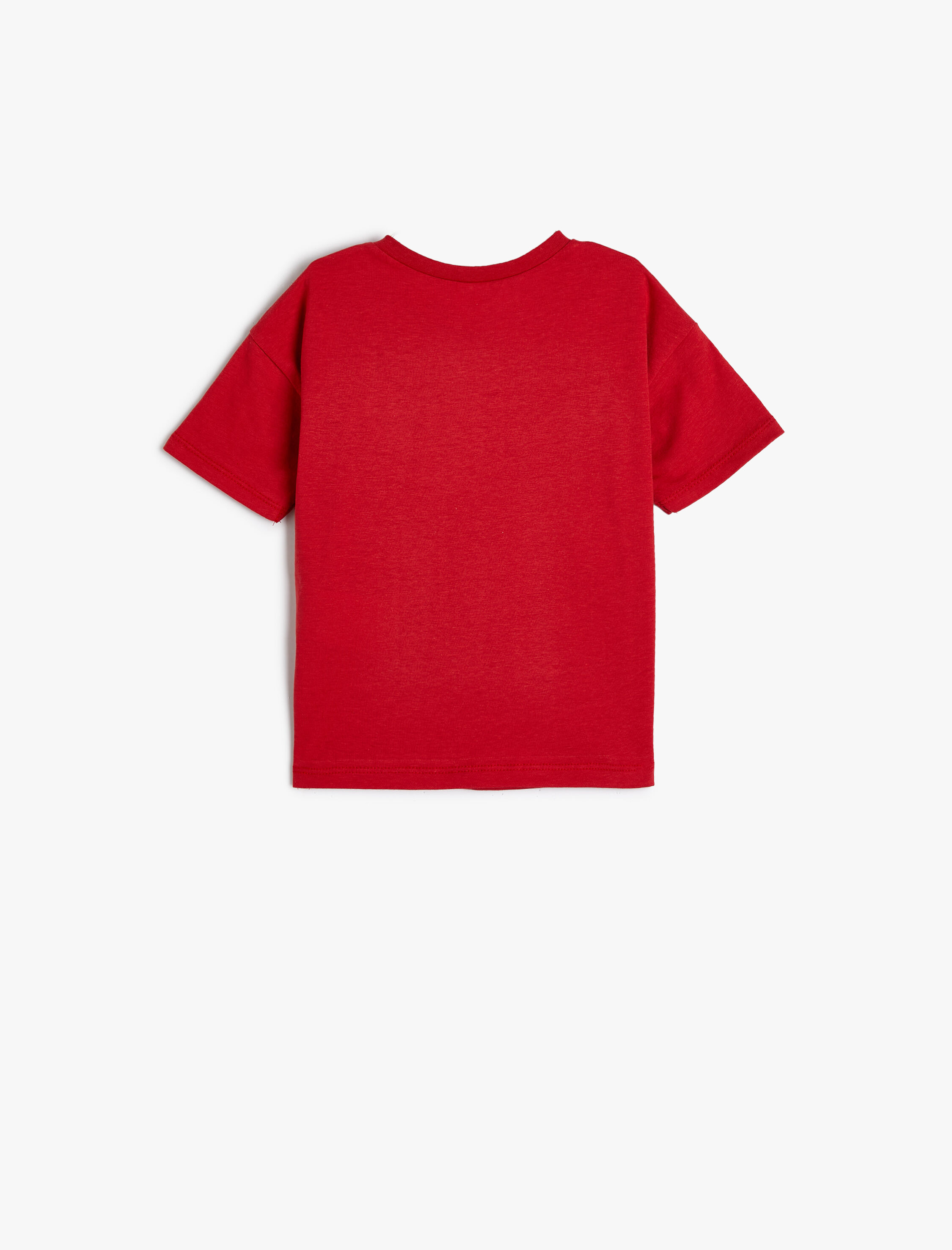  Erkek Bebek Tişört Kısa Yaz Temalı Kollu Bisiklet Yaka Pamuklu