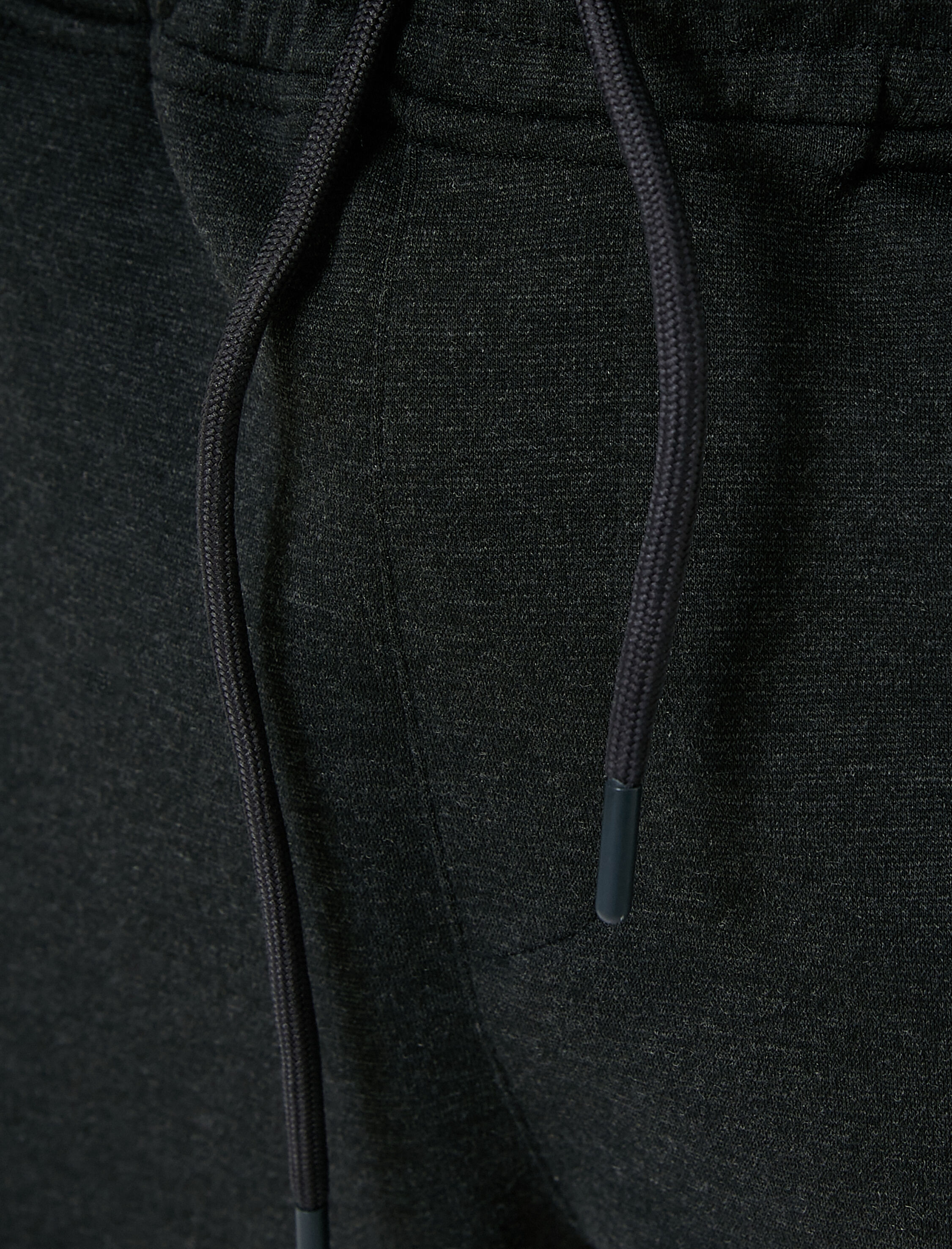   Beli Bağcıklı Pantolon Slim Fit Cep Detaylı Katlı Paça