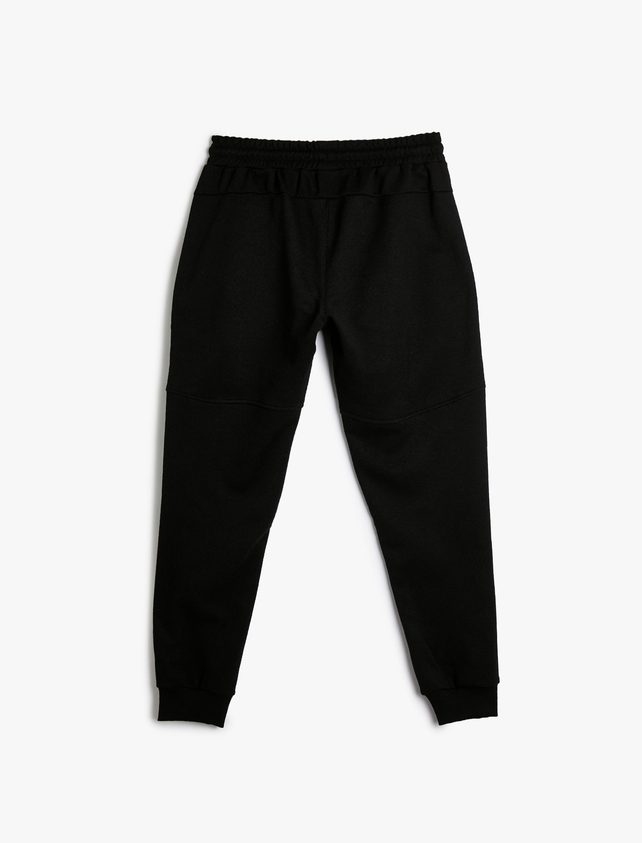   Jogger Eşofman Altı Beli Bağcıklı Fermuar Cep Detaylı