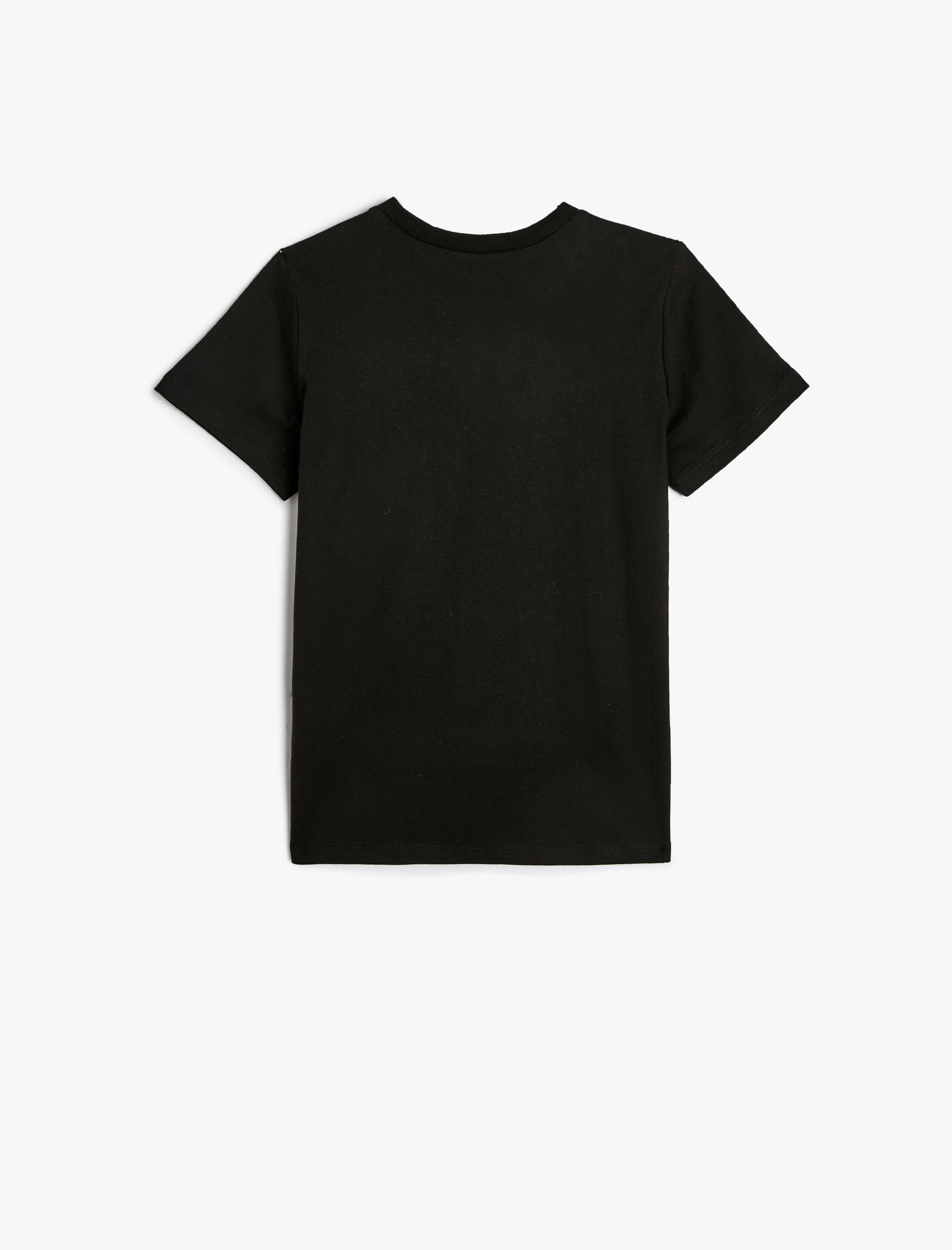  Erkek Çocuk Tişört Kaykay Baskılı Kısa Kollu Bisiklet Yaka Pamuklu