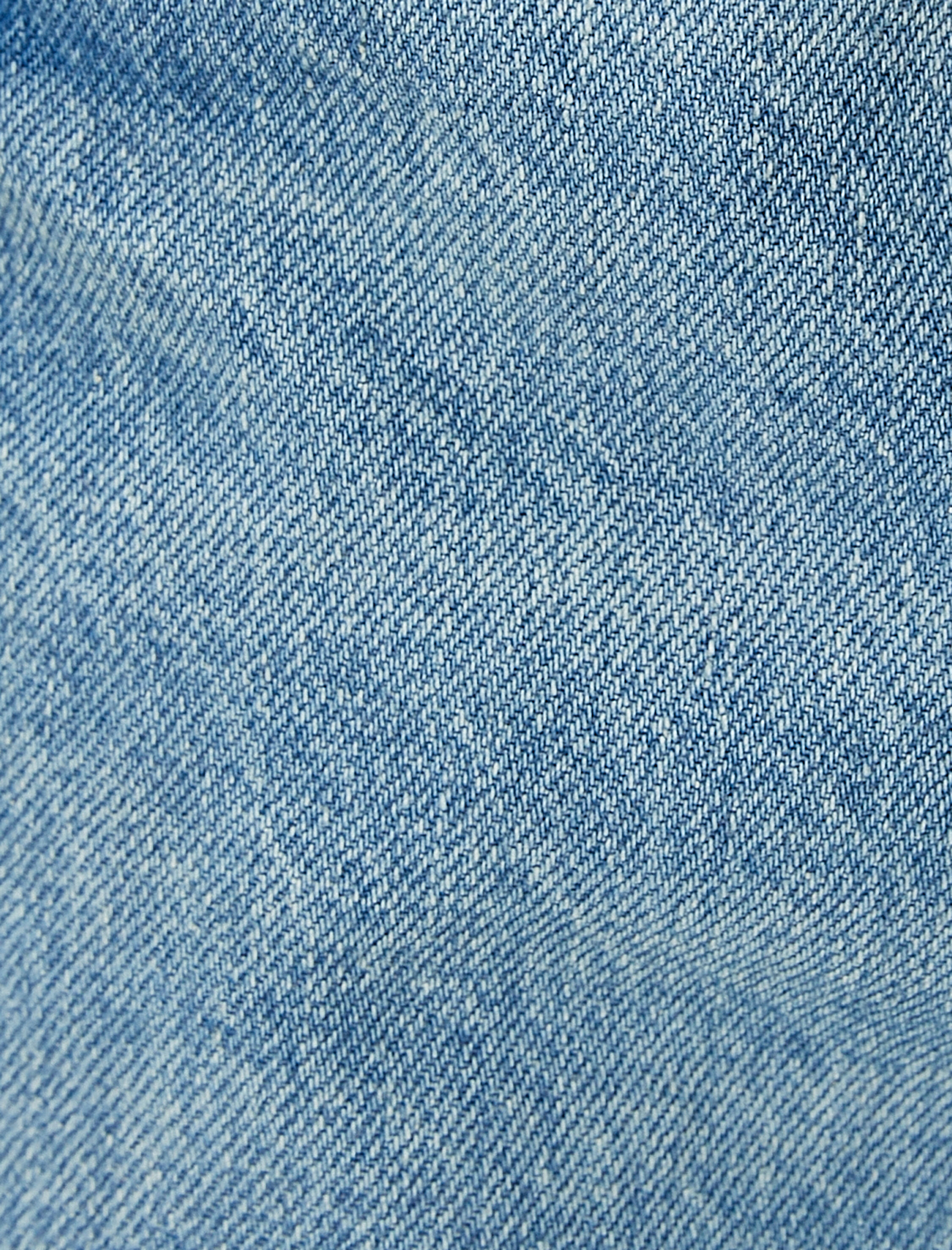   Mom Kot Pantolon Standart Bel Zincir Detaylı Cepli Pamuklu - Mom Jean