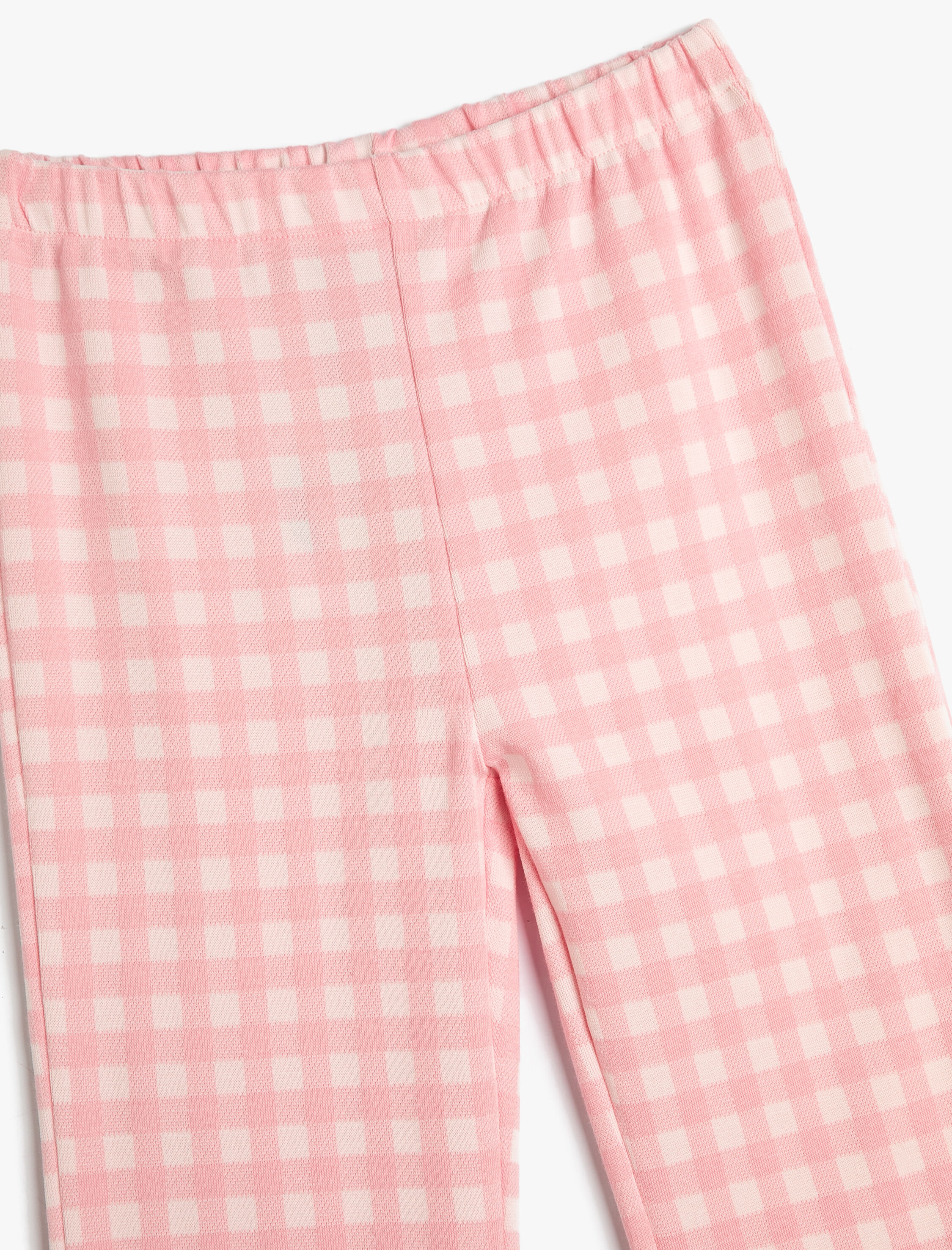  Kız Çocuk İspanyol Paça Pantolon Beli Lastikli