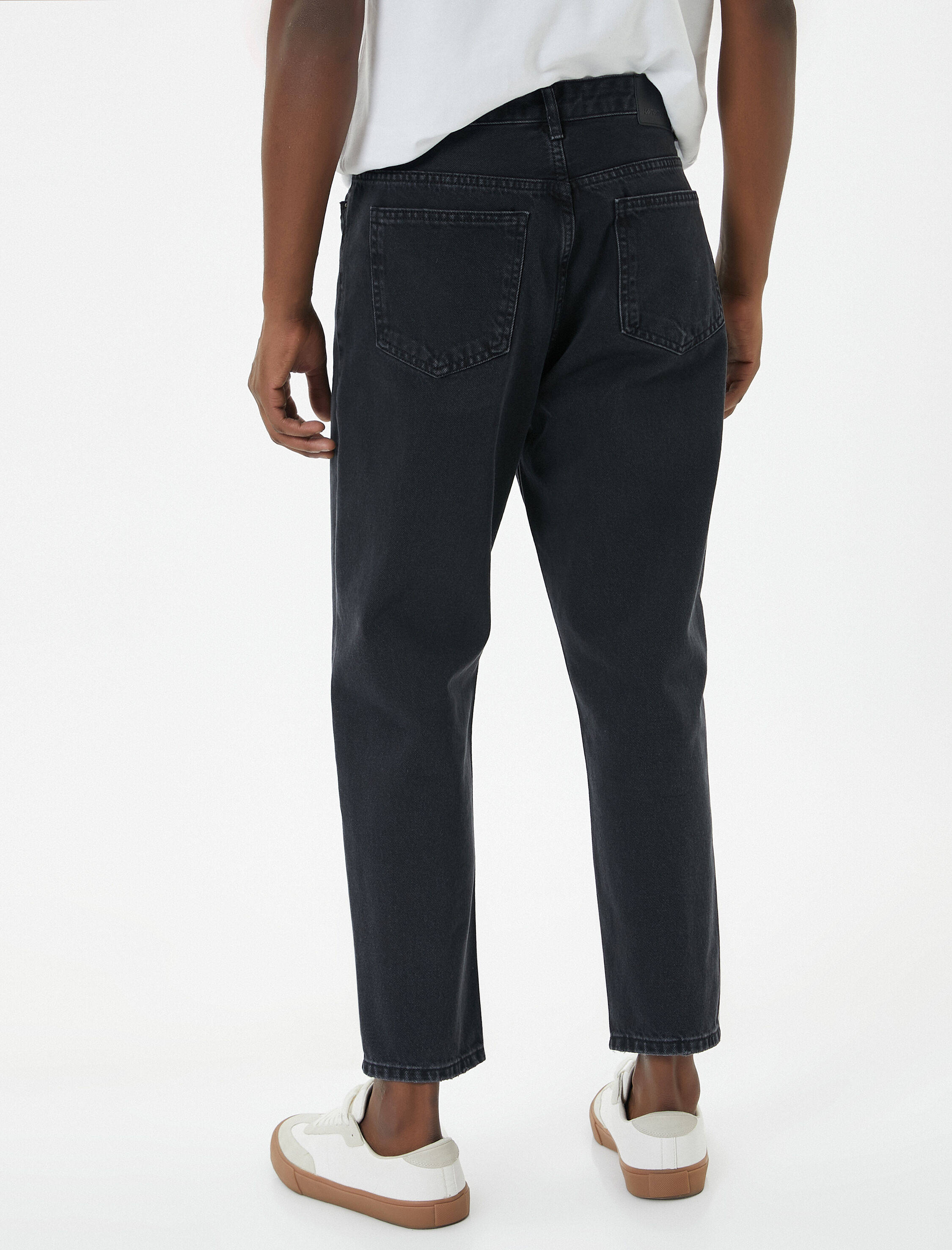   Loose Fit Yıkamalı Bol Kot Pantolon - Steve Jean