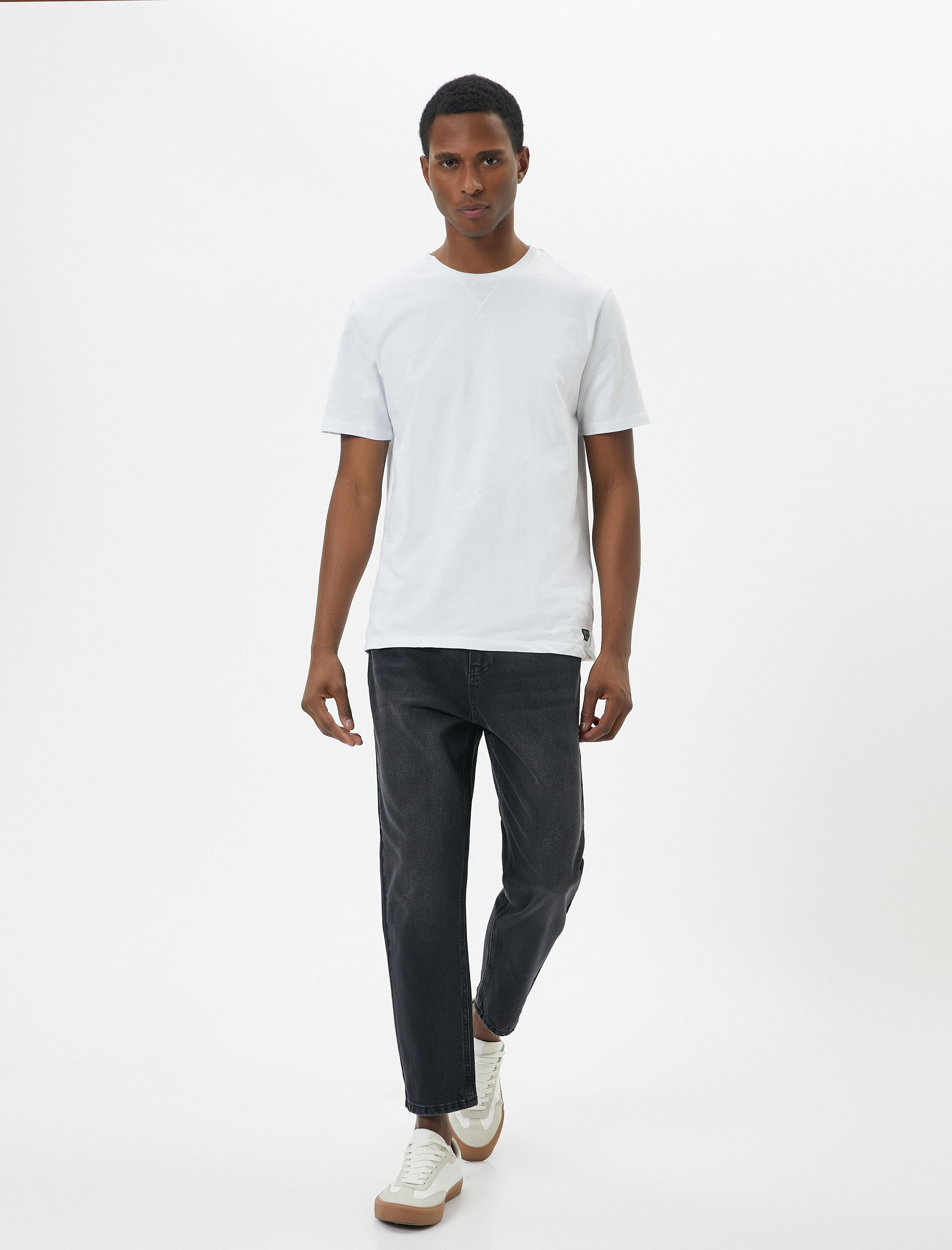   Loose Fit Yıkamalı Bol Kot Pantolon - Steve Jean