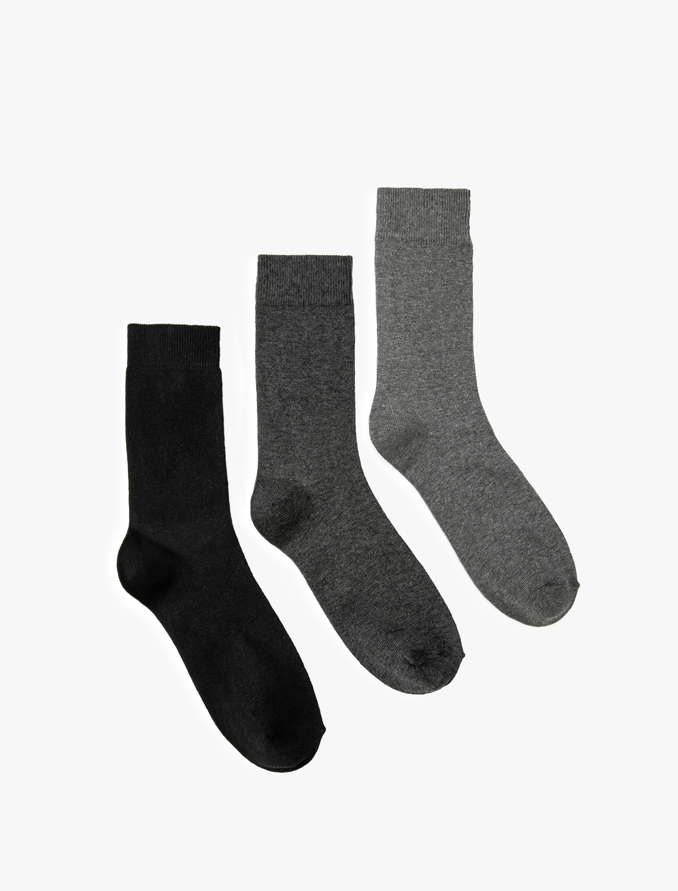  Erkek 3'lü Soket Çorap Seti Çok Renkli