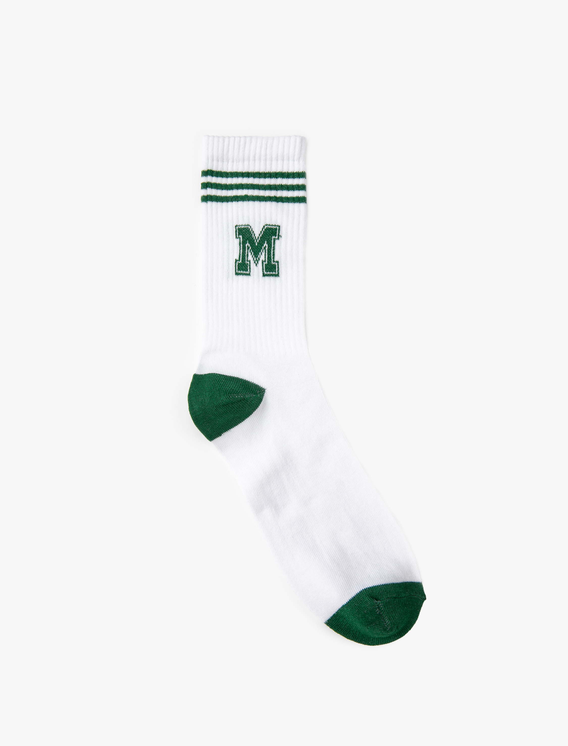  Erkek Kolej Çorap Soket Harf Desenli