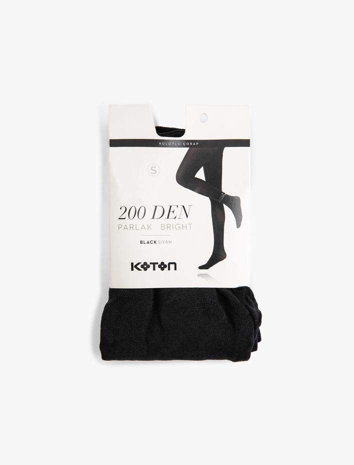 Kadın Külotlu Çorap Parlak 200 Den