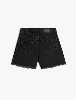 Jean Skort Pocket Detail Envelop Closure Cotton_1