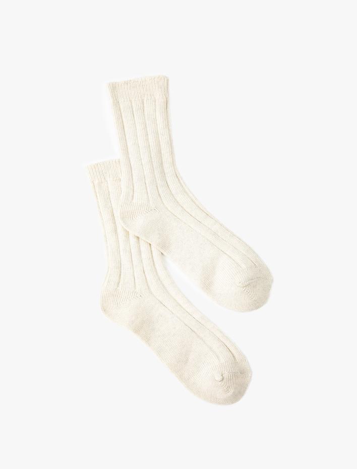 Kadın Soket Çorap Dokulu