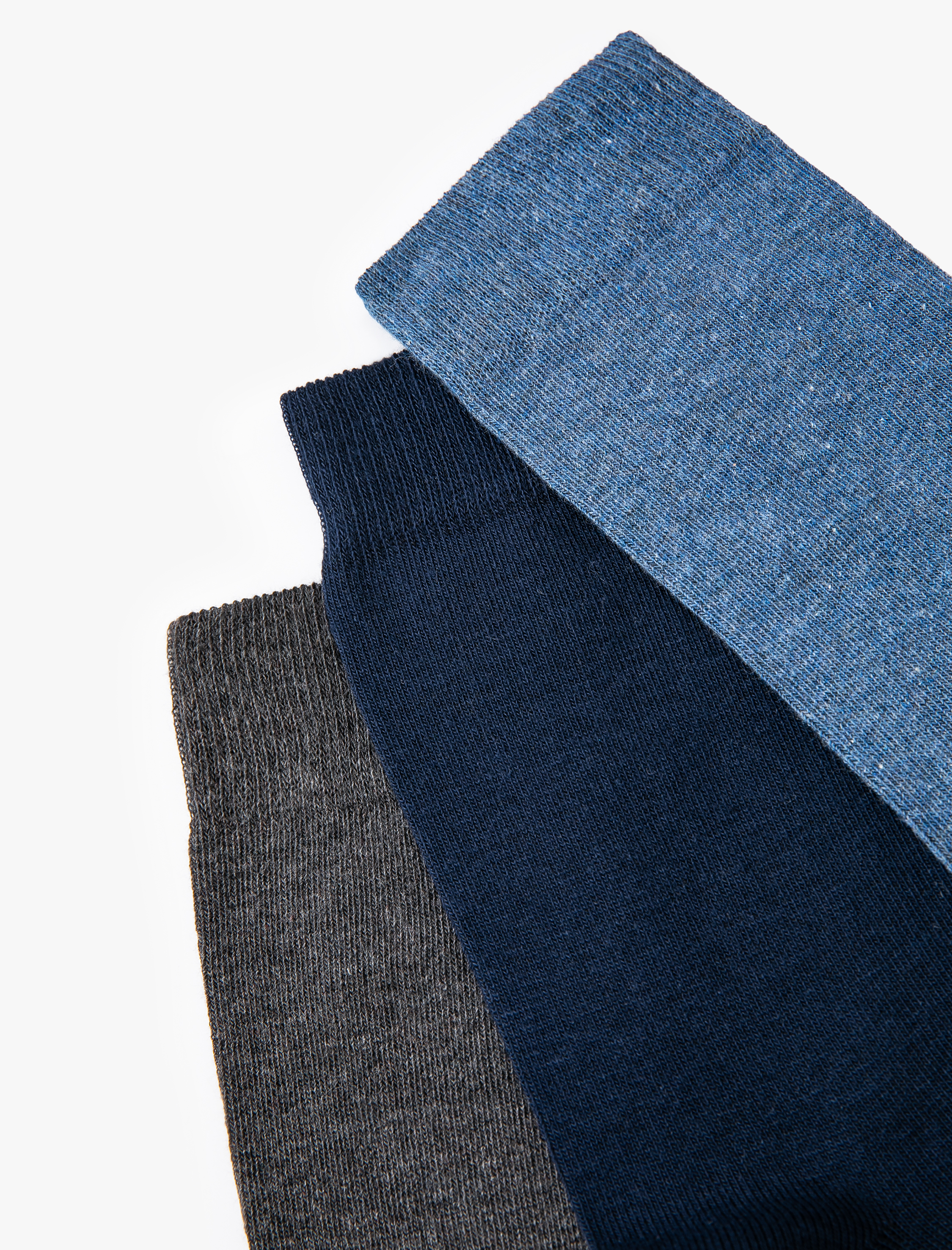  Erkek 3'lü Soket Çorap Seti Çok Renkli