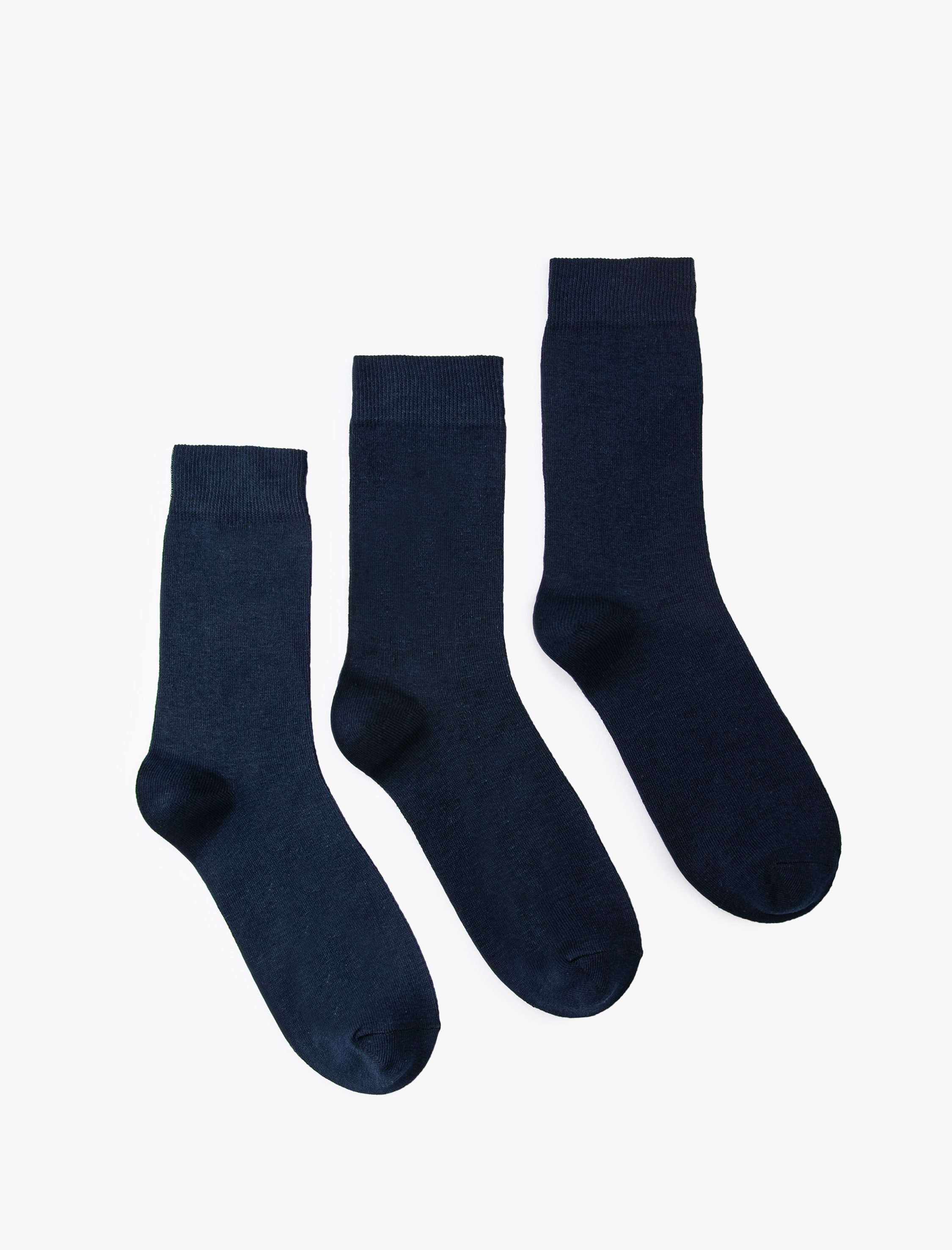  Erkek 3'lü Soket Çorap Seti Çok Renkli