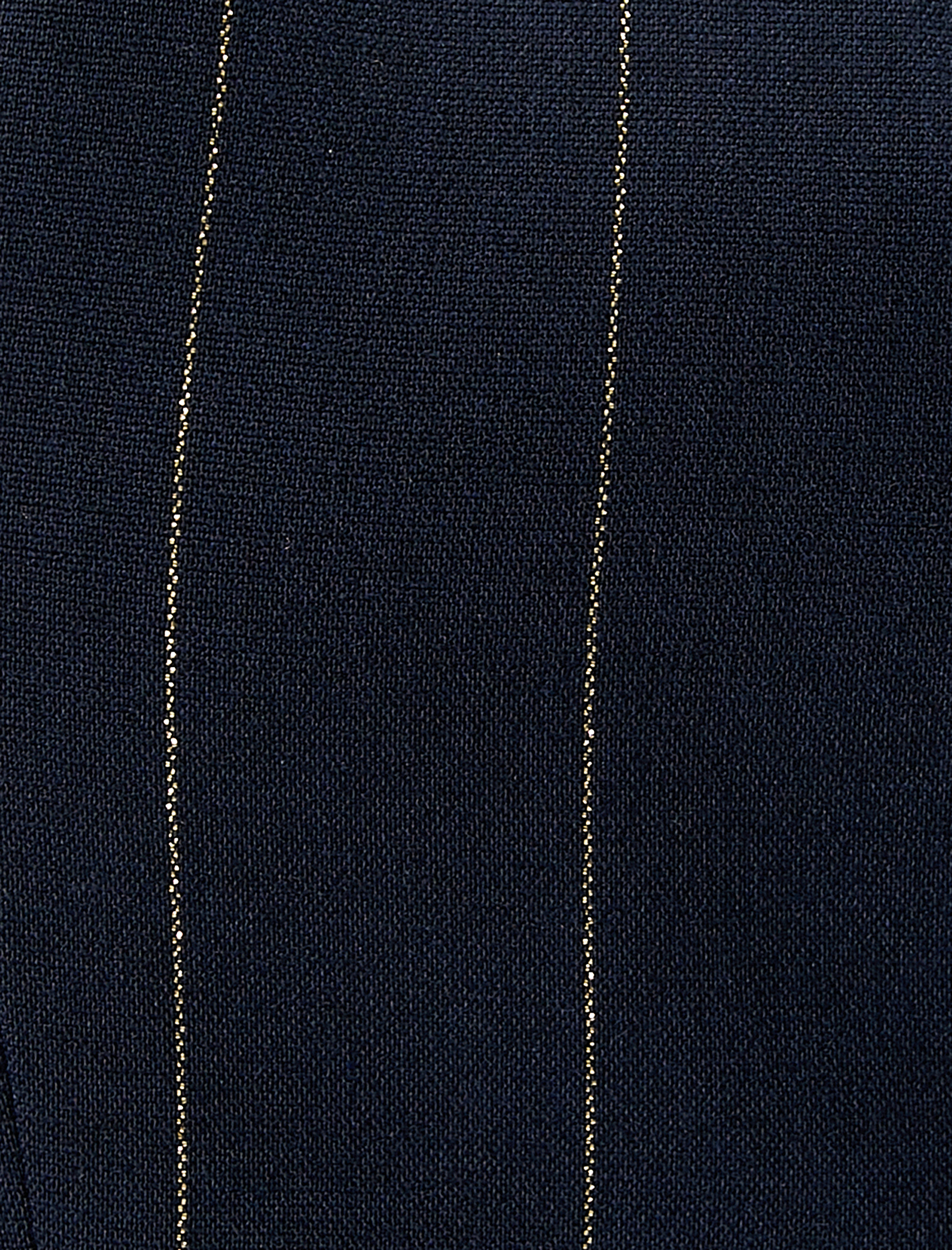   V Yaka Yelek Gold Düğmeli Fleto Cepli