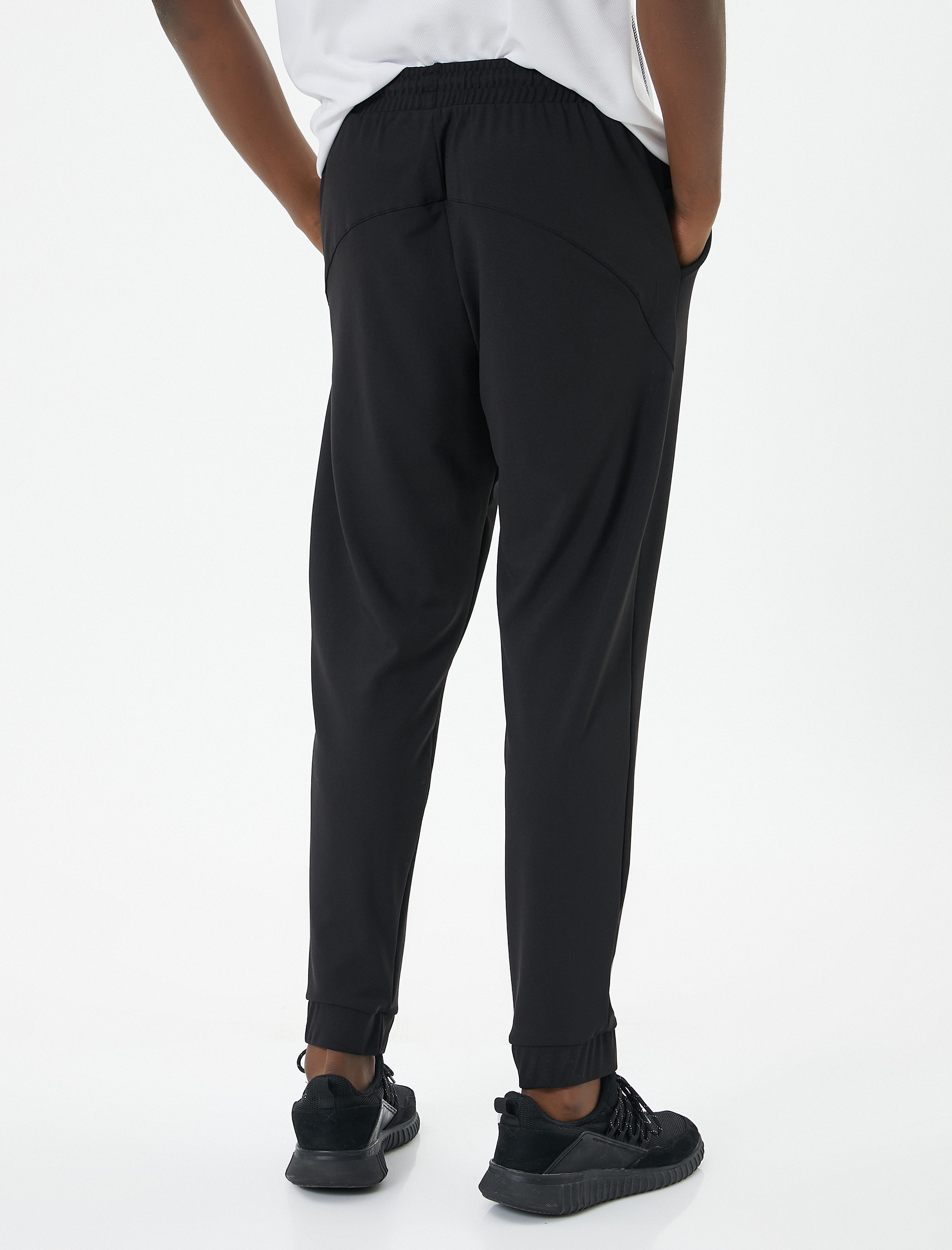   Jogger Eşofman Altı Beli Bağcıklı Cep Detaylı