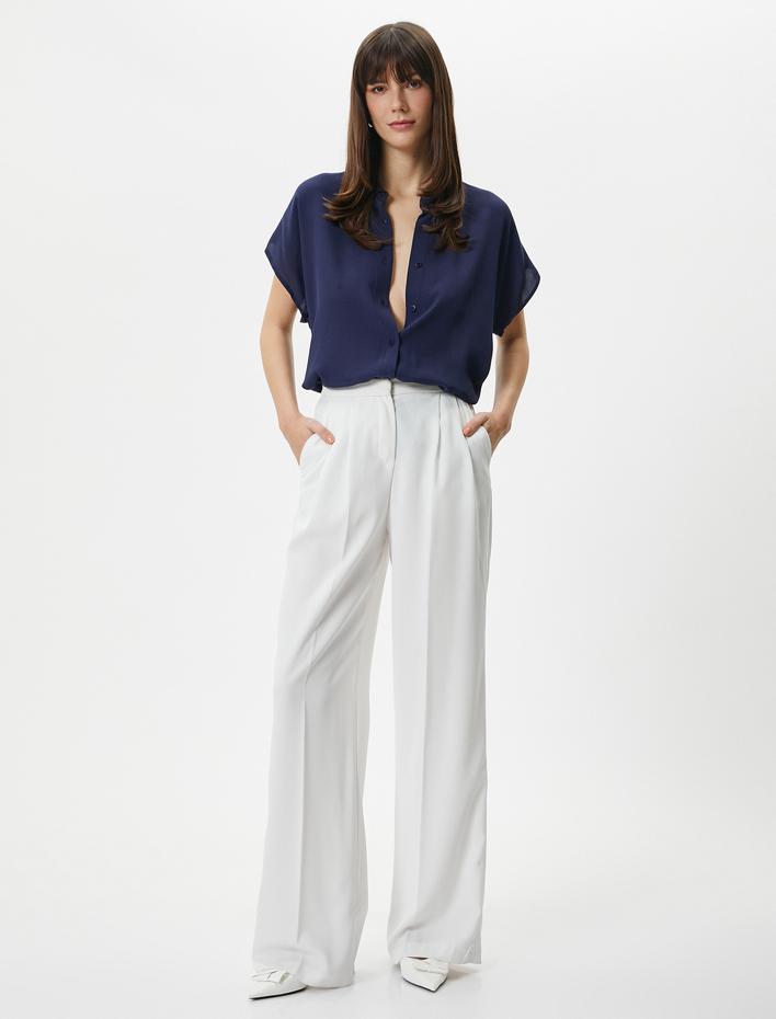  Kısa Kollu Gömlek Düğmeli Regular Fit